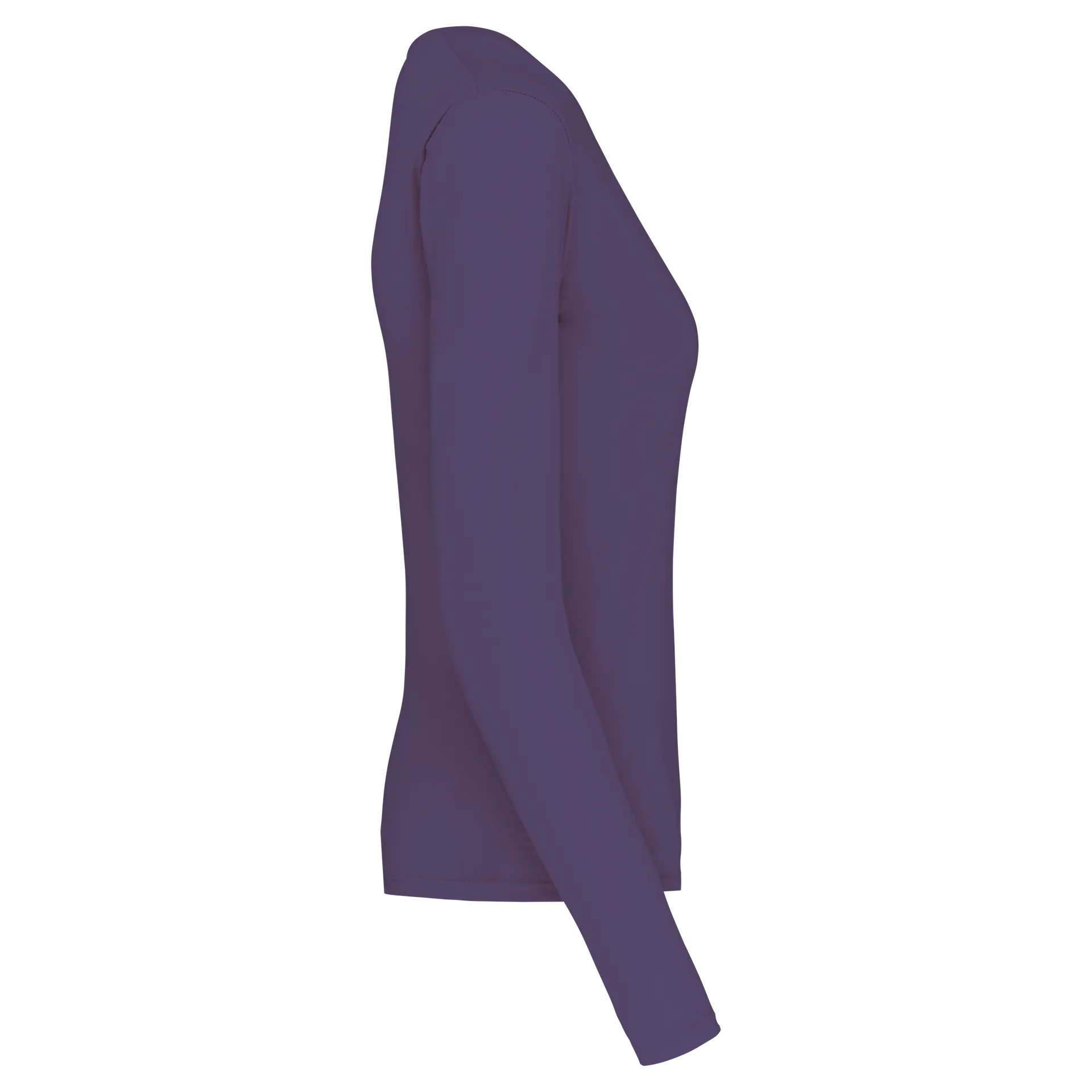 Damen-Langarmshirt mit V-Ausschnitt