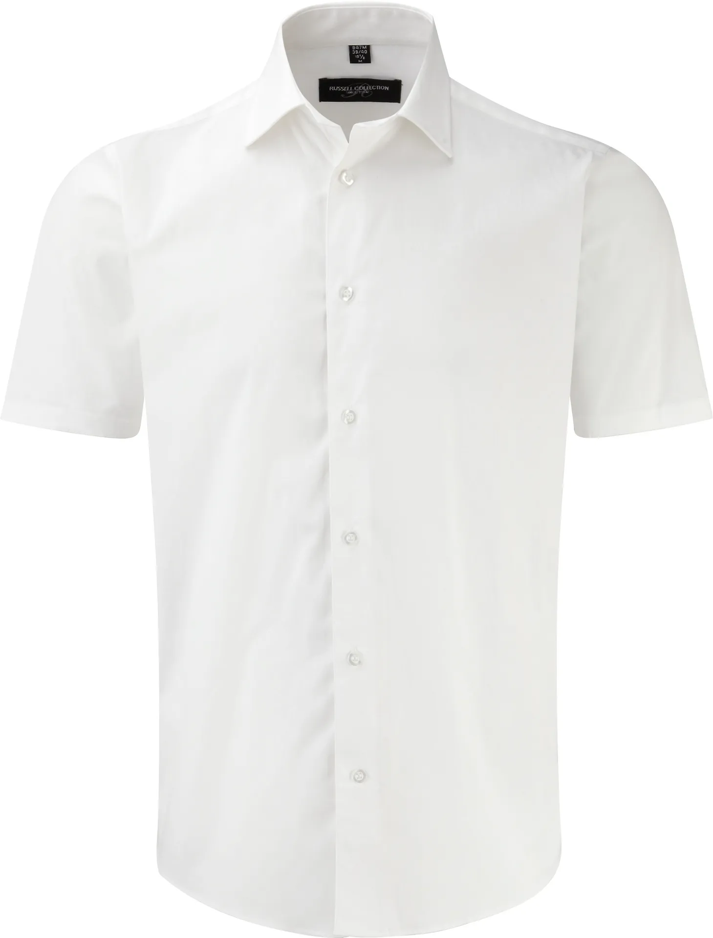 Men's Short Sleeve Easy Care Fitted Shirt
