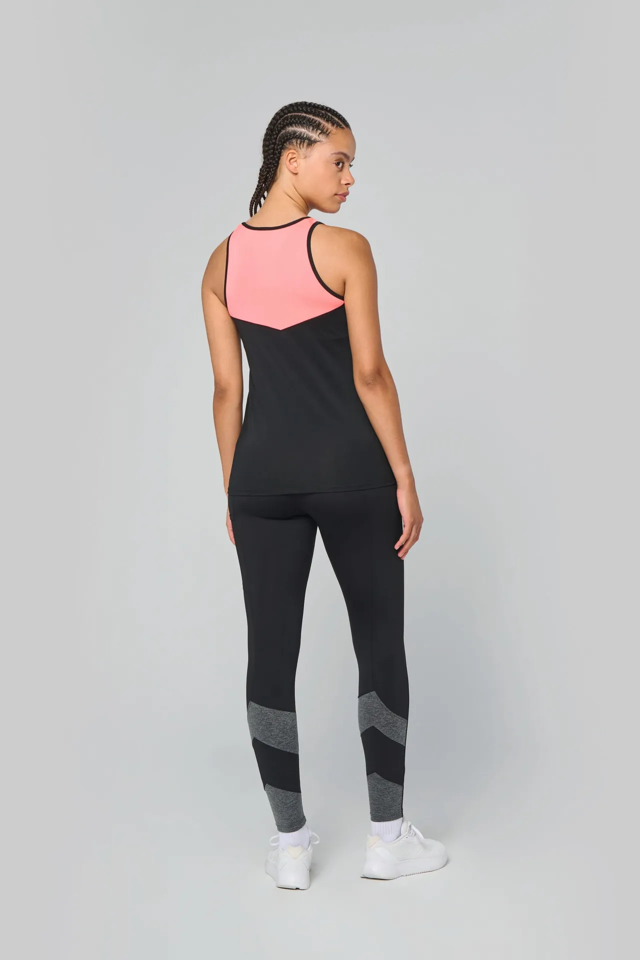 Zweifarbige Damen-Leggings