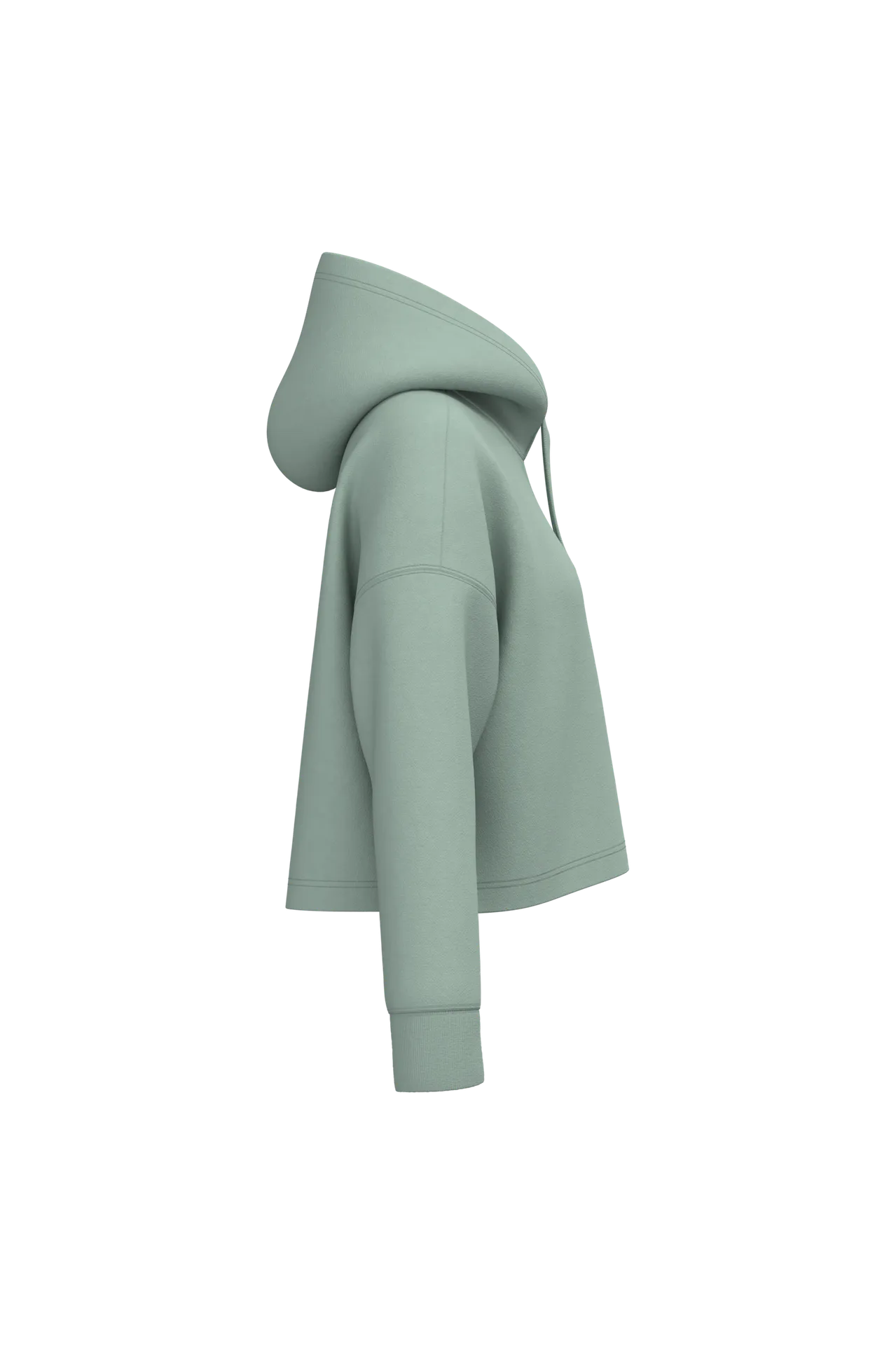 Damen Cropped-Sweatshirt mit Kapuze