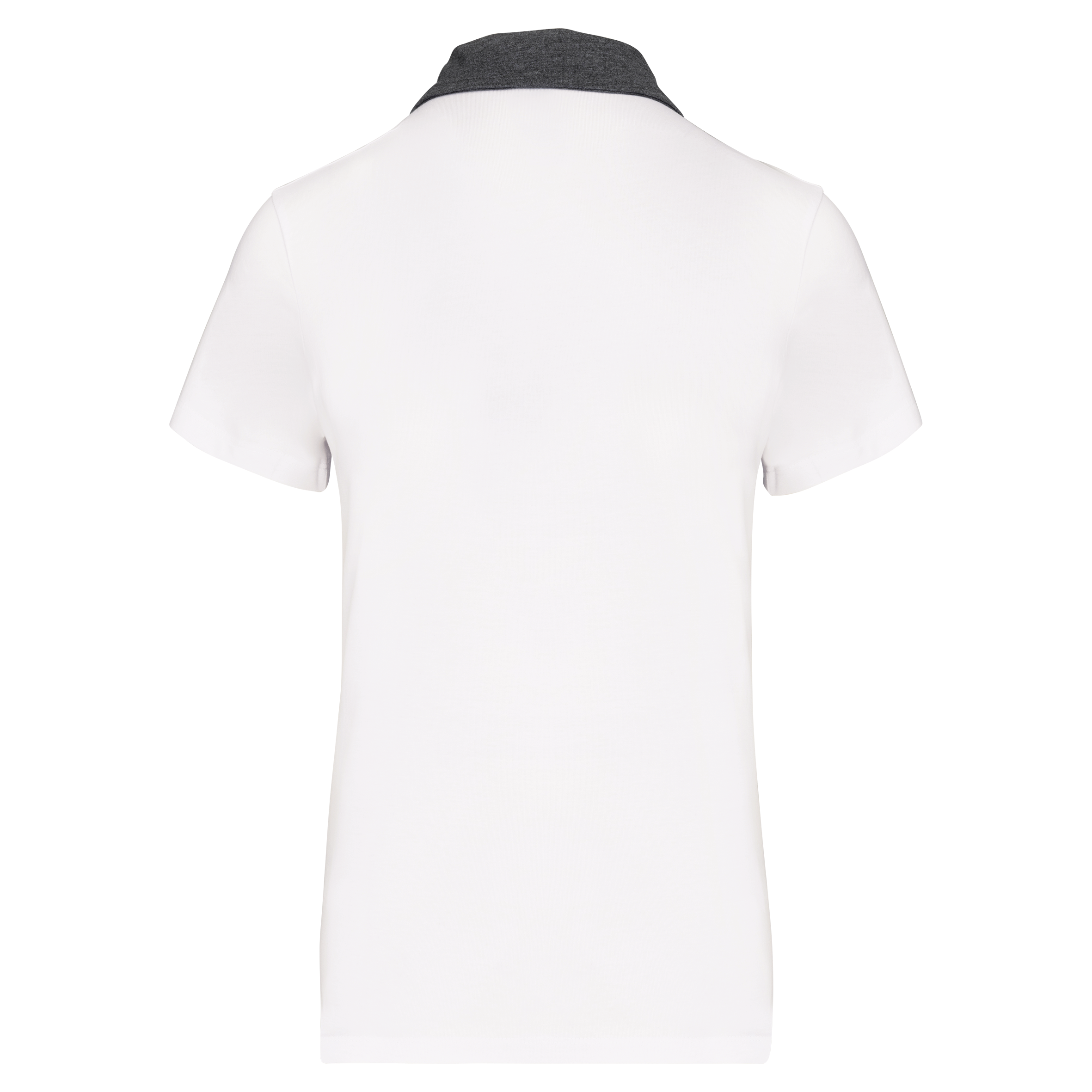 Zweifarbiges Jersey-Polohemd für Damen