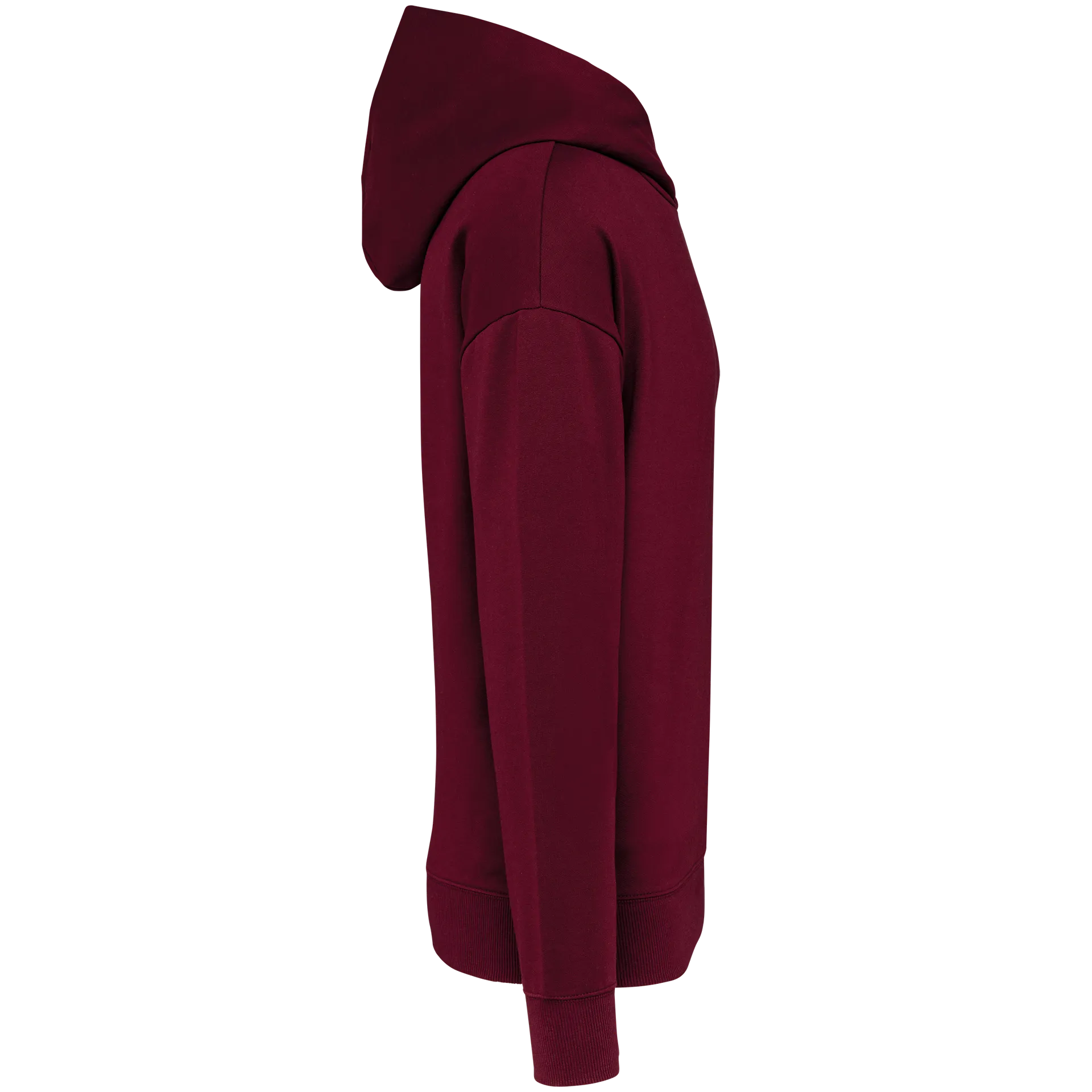 Kapuzensweatshirt aus Molton, Oversize, Unisex