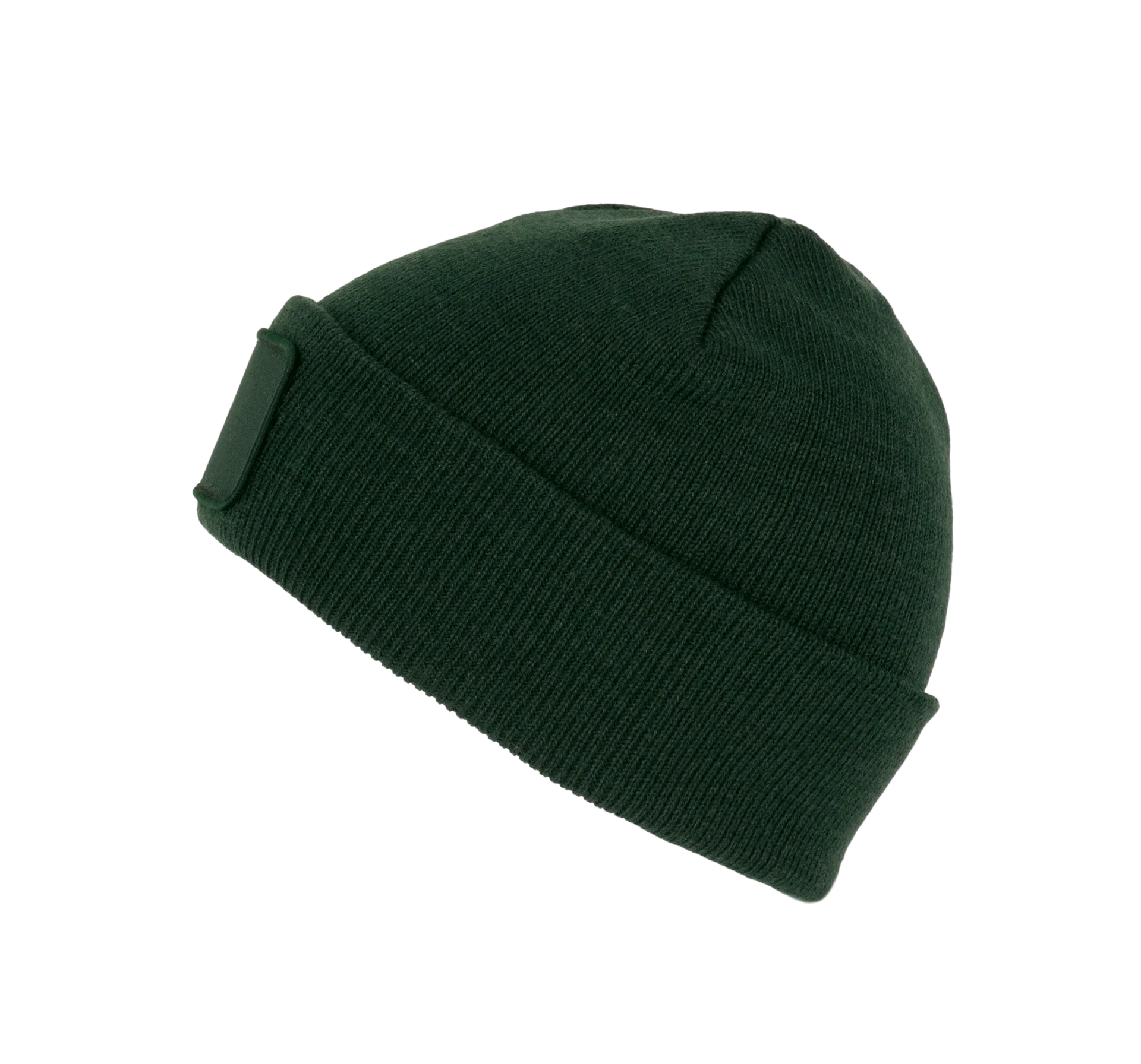 Recycelte Mütze mit Patch
