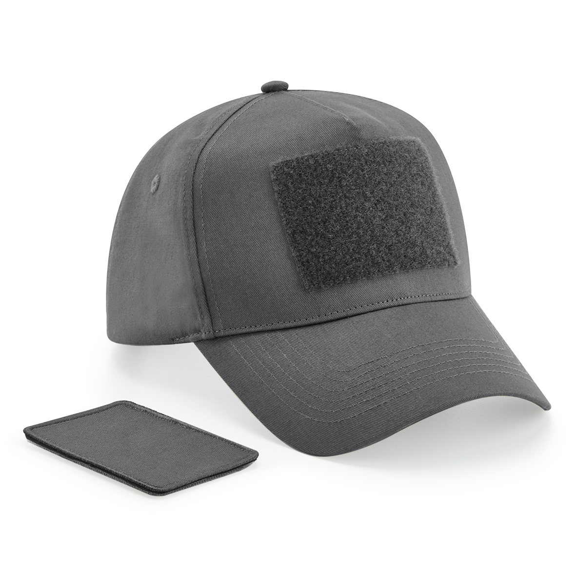 Kappe mit 5 Panels und abnehmbarem Patch
