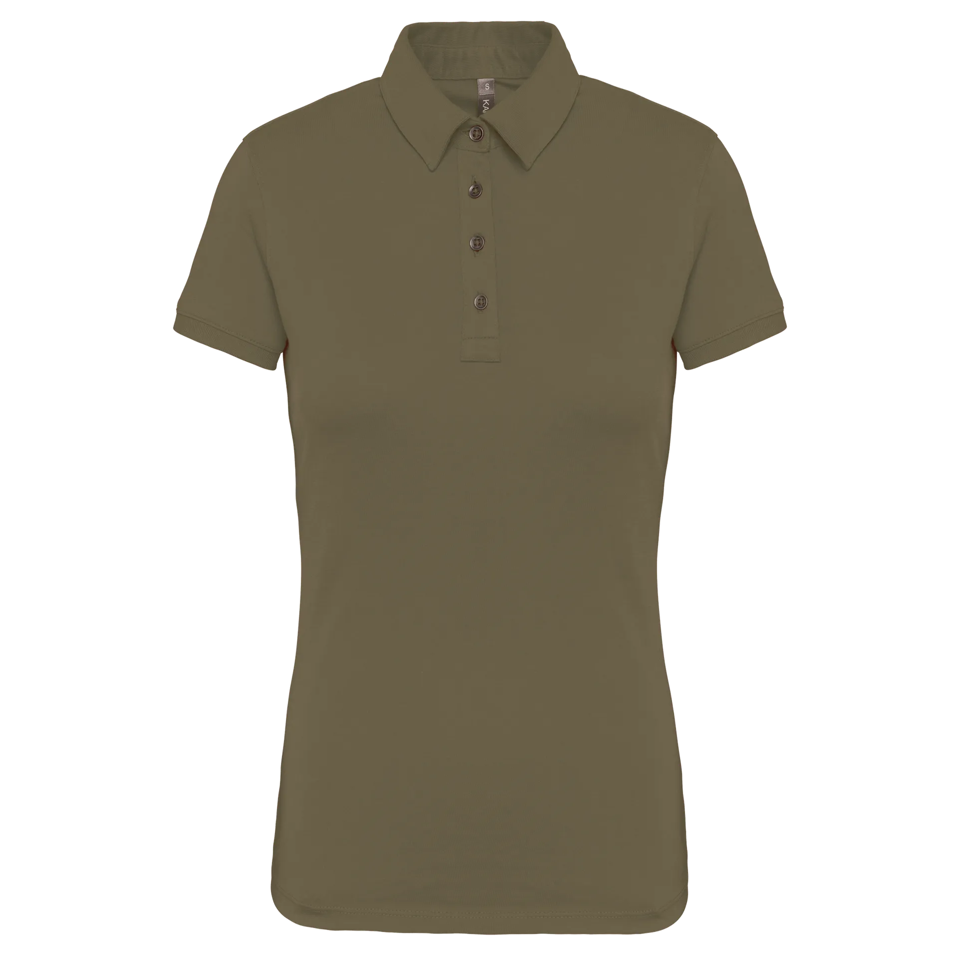 Jersey-Kurzarm-Polohemd für Damen