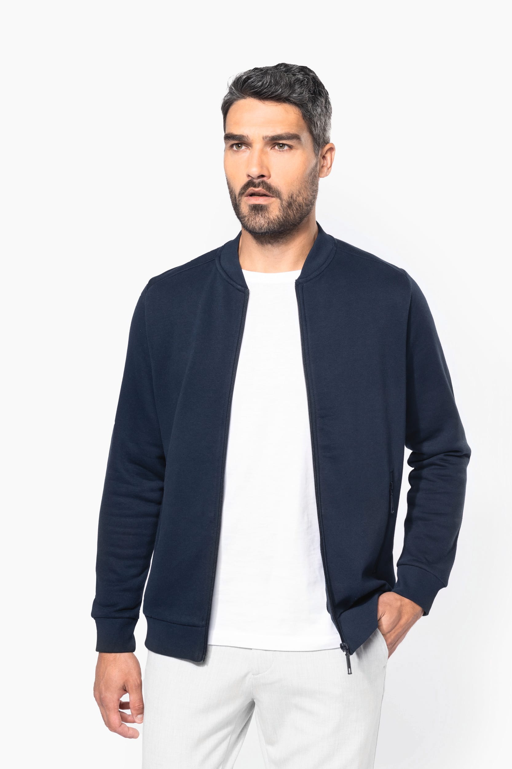 Sweatjacke mit Reißverschluss