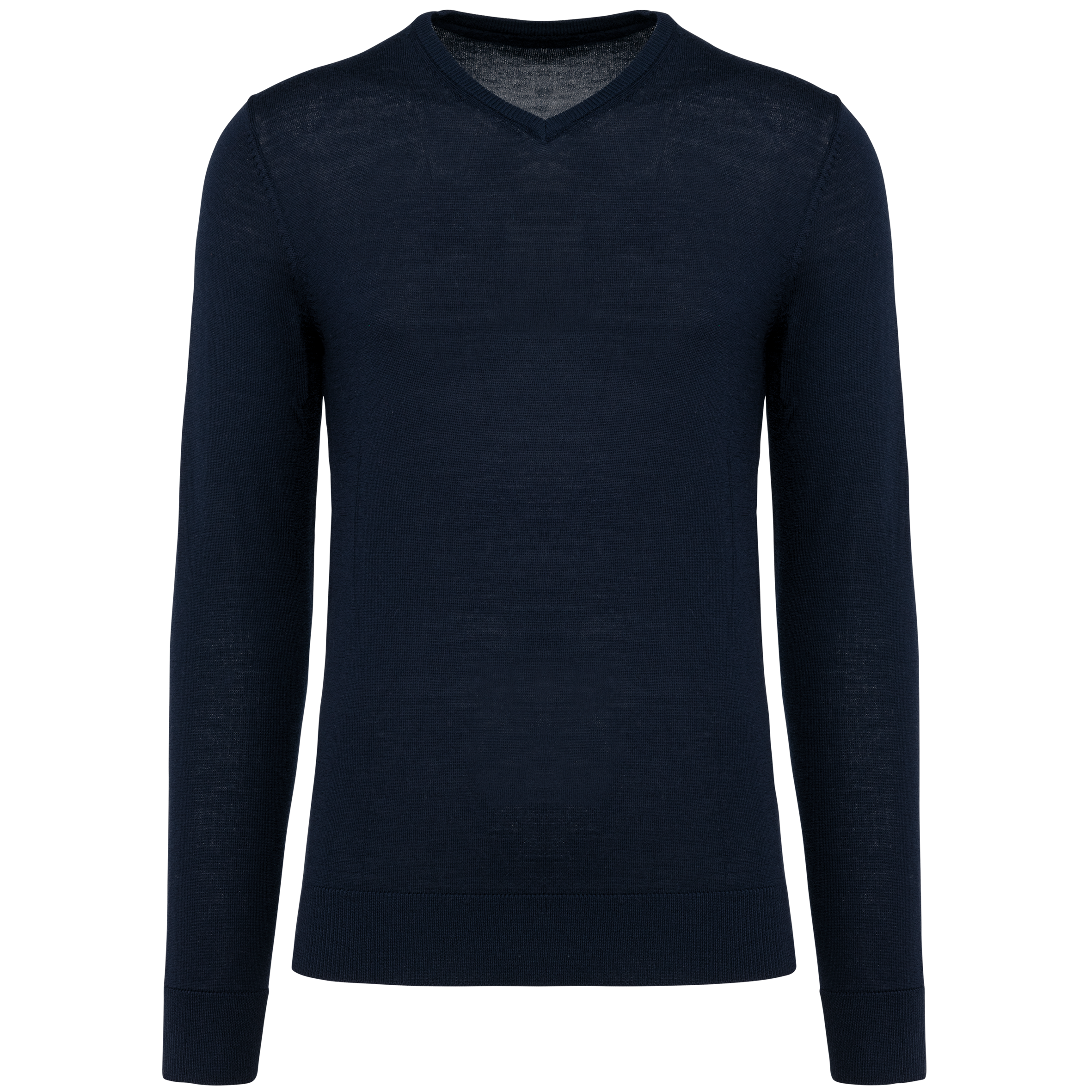 Merino-Herrenpullover mit V-Ausschnitt