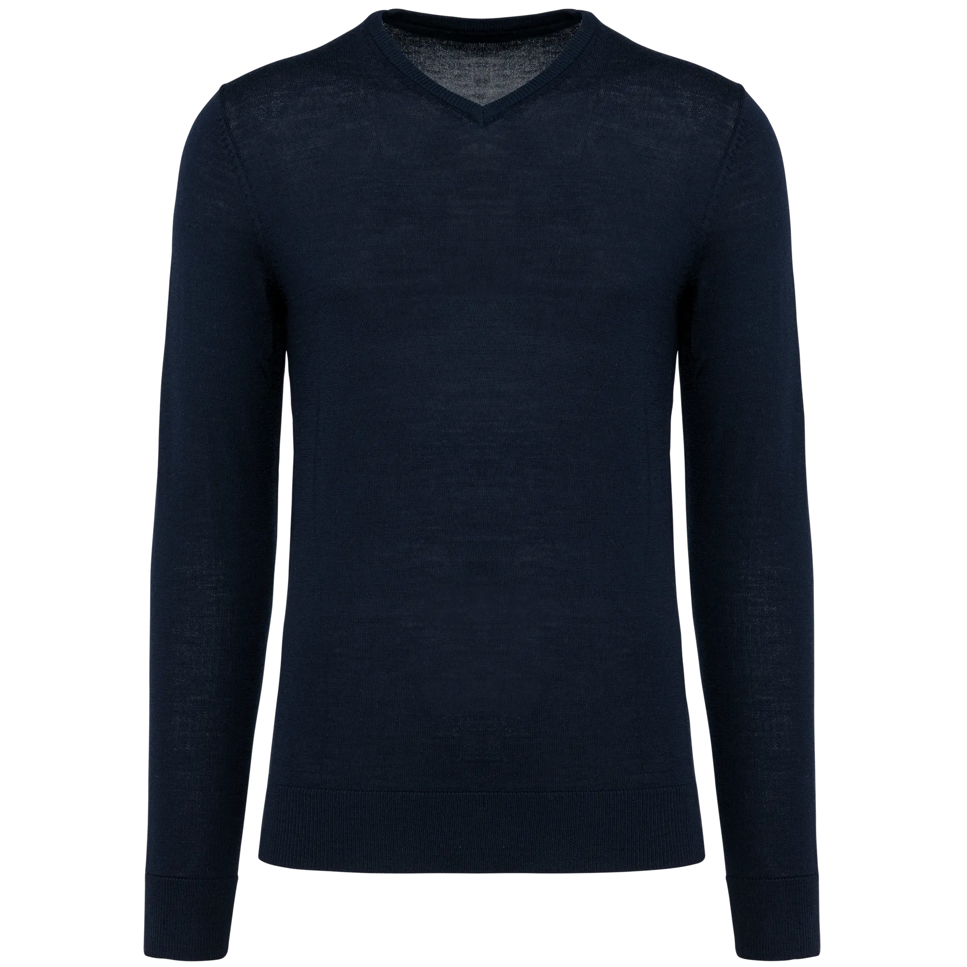 Merino-Herrenpullover mit V-Ausschnitt