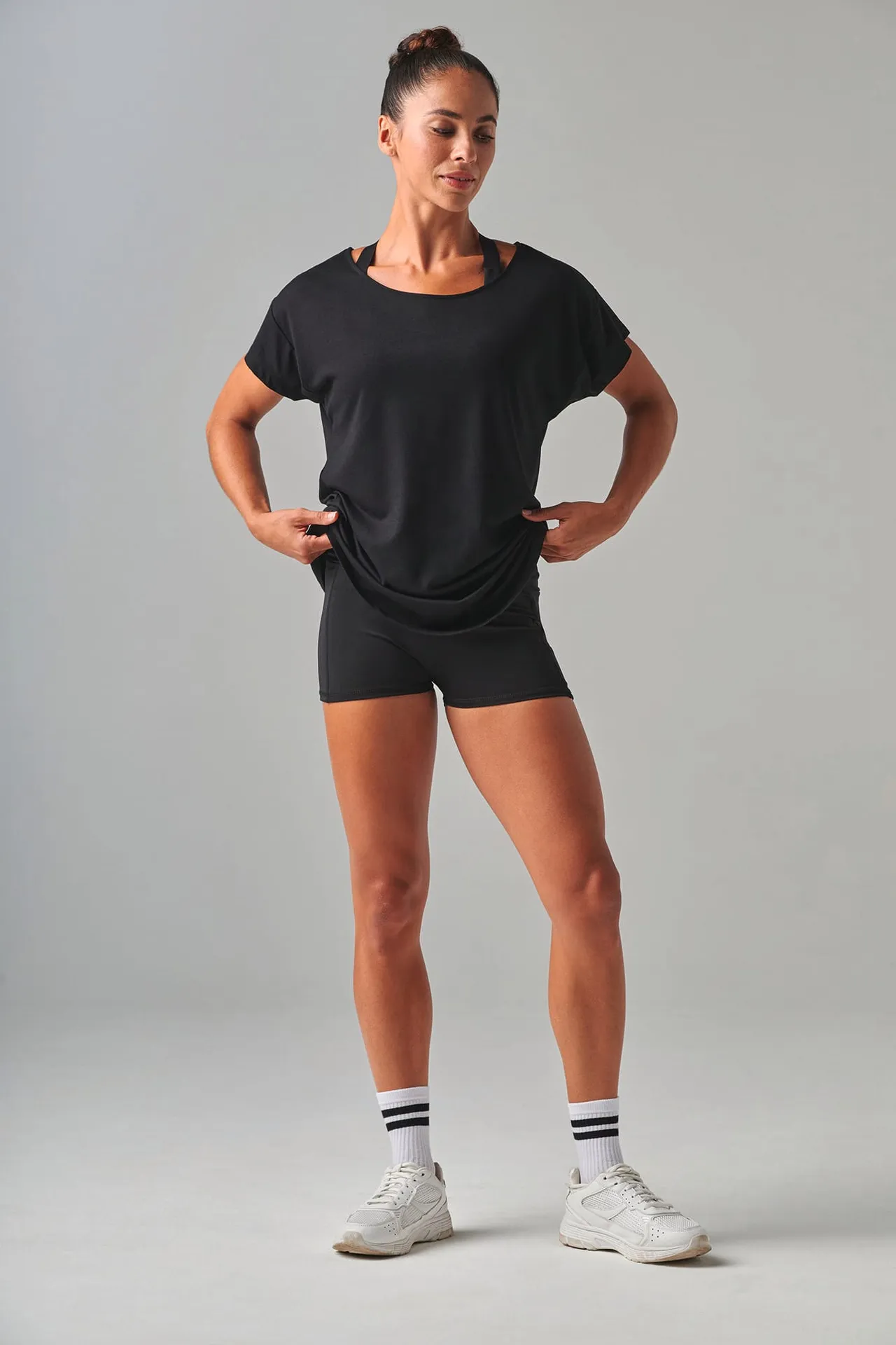 Damen-Shorts mit Telefontasche