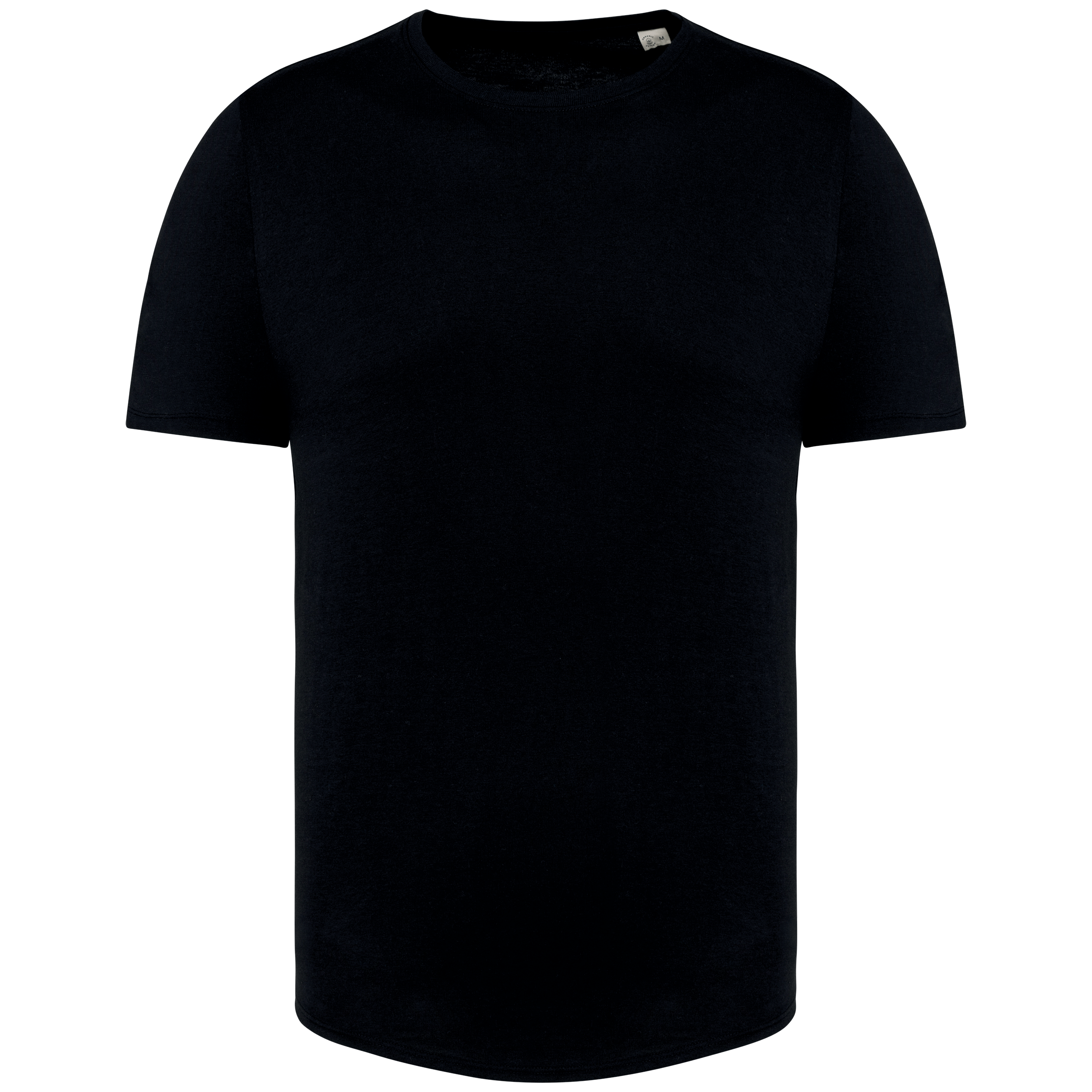 Herren-T-Shirt mit abgerundetem Saum