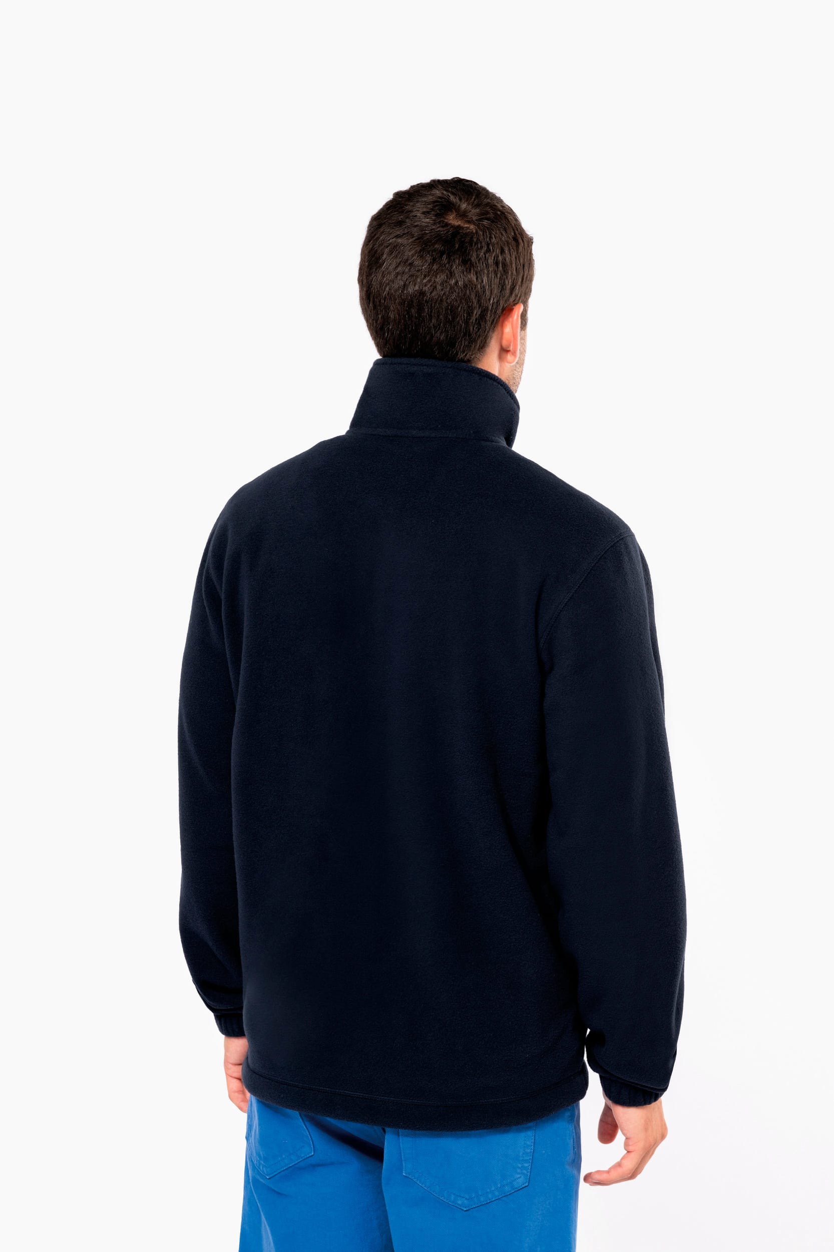 Verstellbare Fleecejacke mit elastischen Ärmelbündchen