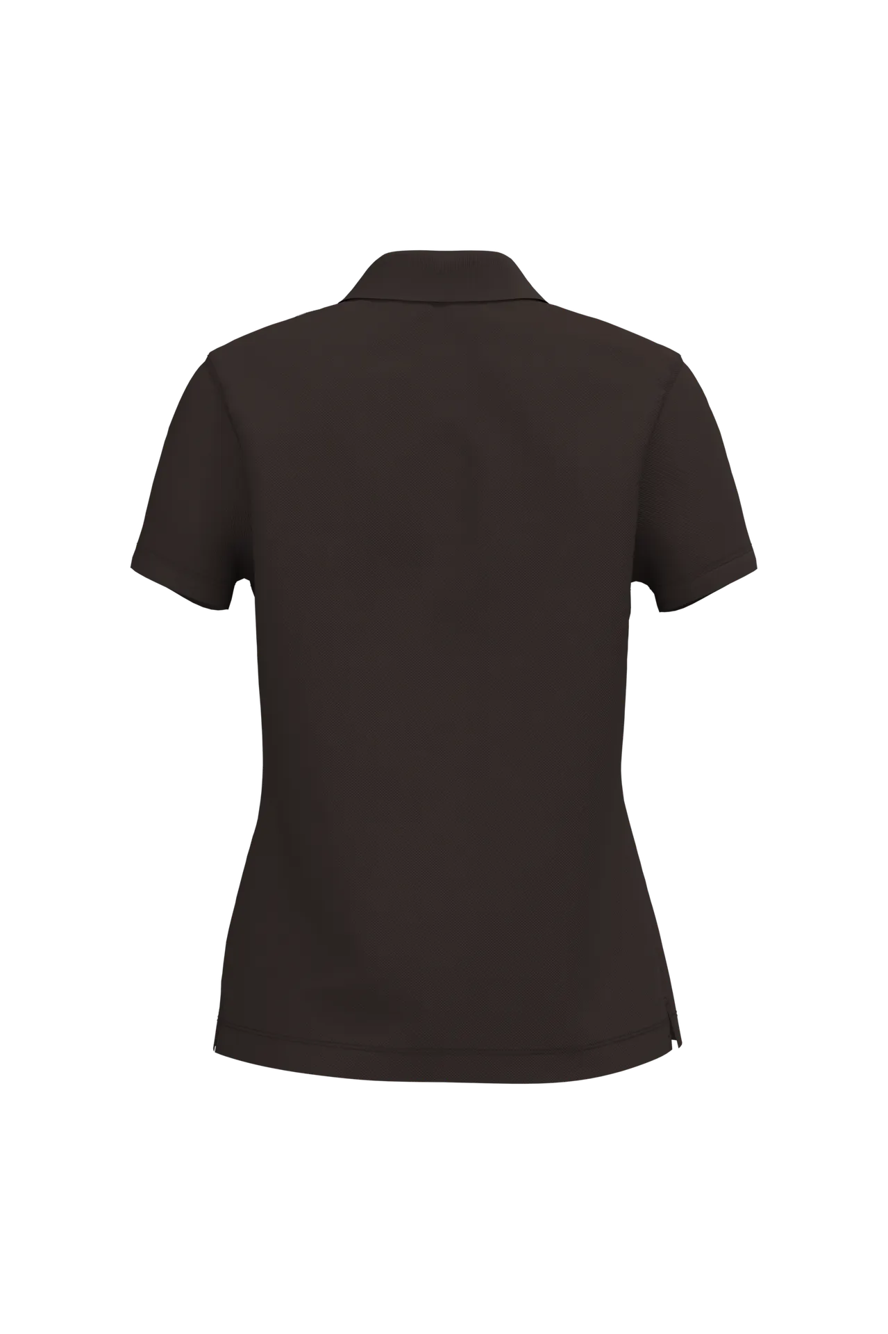 Dammen Kurzam Poloshirt aus Baumwollpiqué