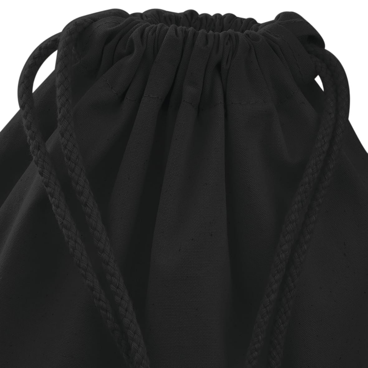 Kordelzugtasche aus Premium-Baumwolle