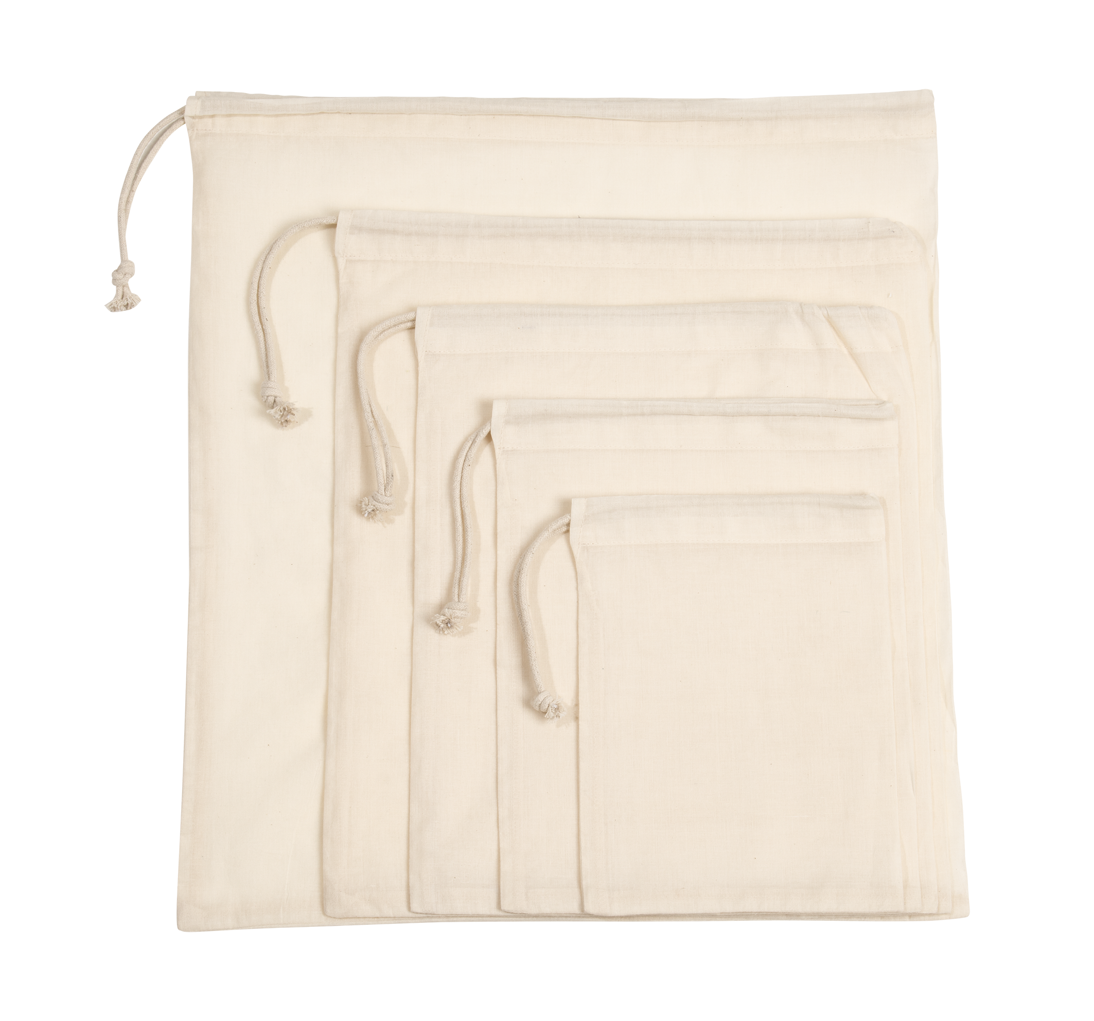 Tasche mit Kordelzug aus Bio-Baumwolle