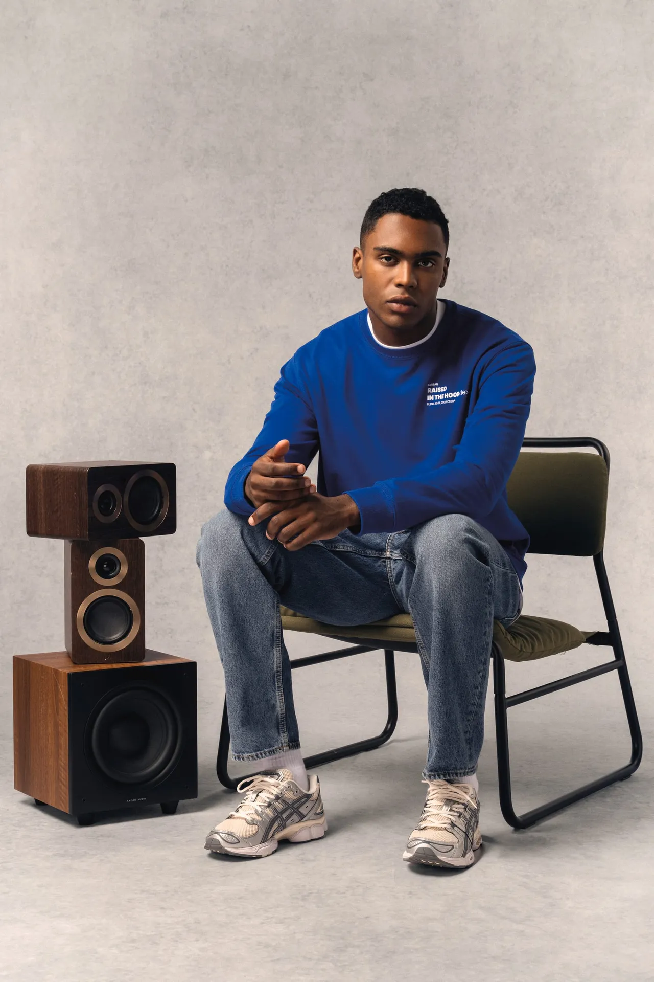 Recyceltes Unisex-Sweatshirt mit Rundhalsausschnitt