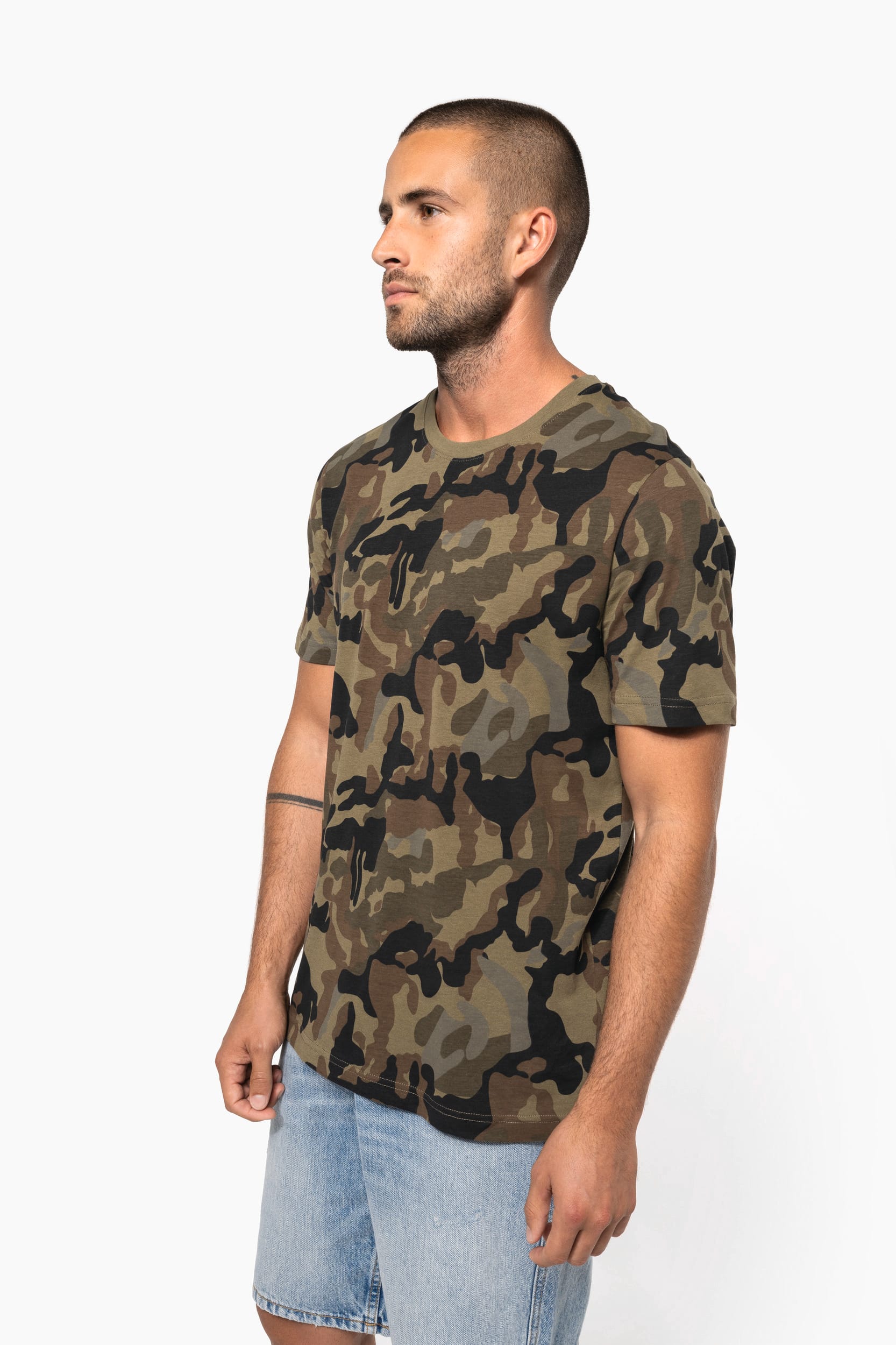 Kurzarm-T-Shirt Camo