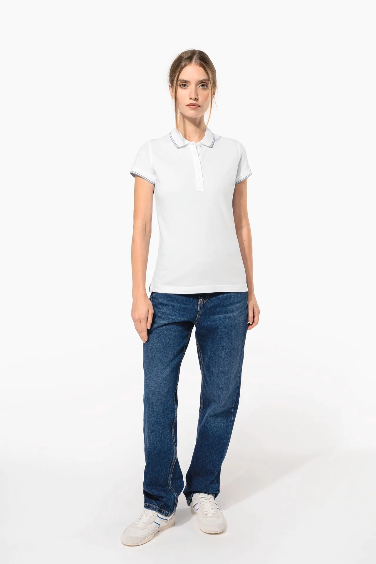 Damen Piqué Poloshirt Kurzarm