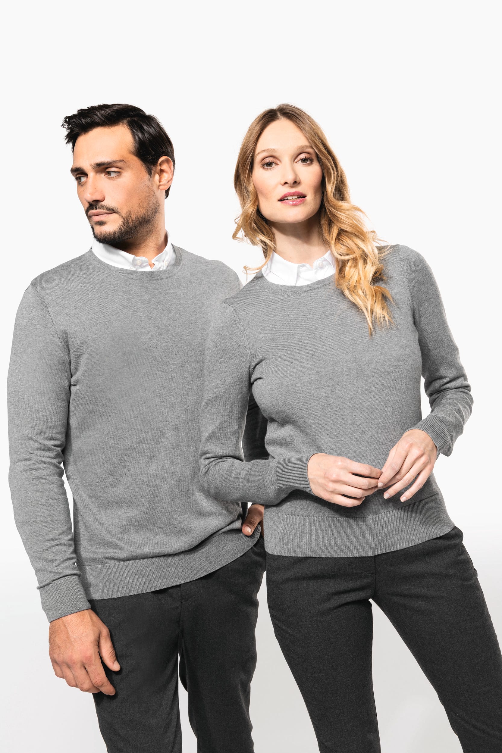 Supima®-Herrenpullover mit Rundhalsausschnitt