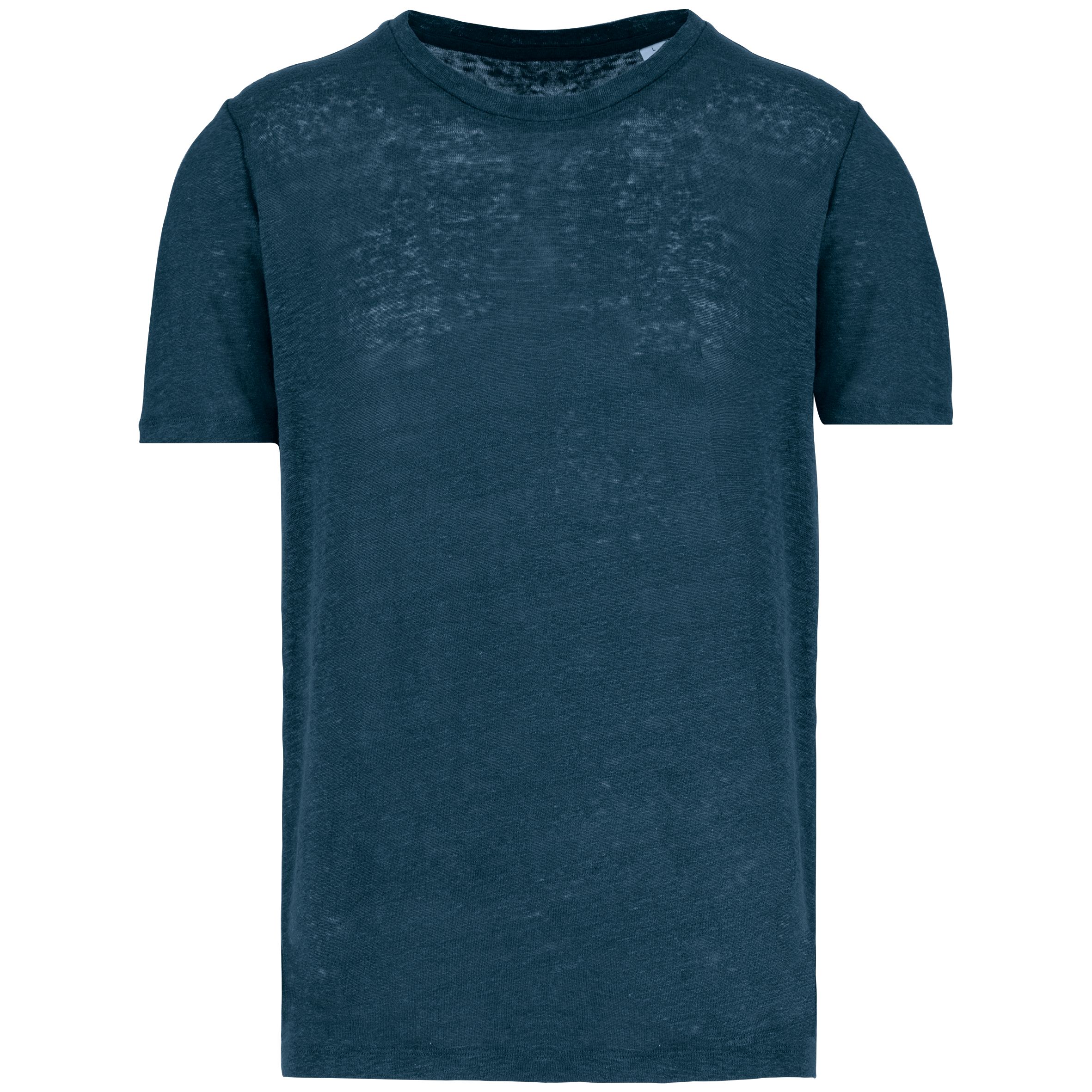 Herren-T-Shirt aus Leinen mit Rundhalsausschnitt