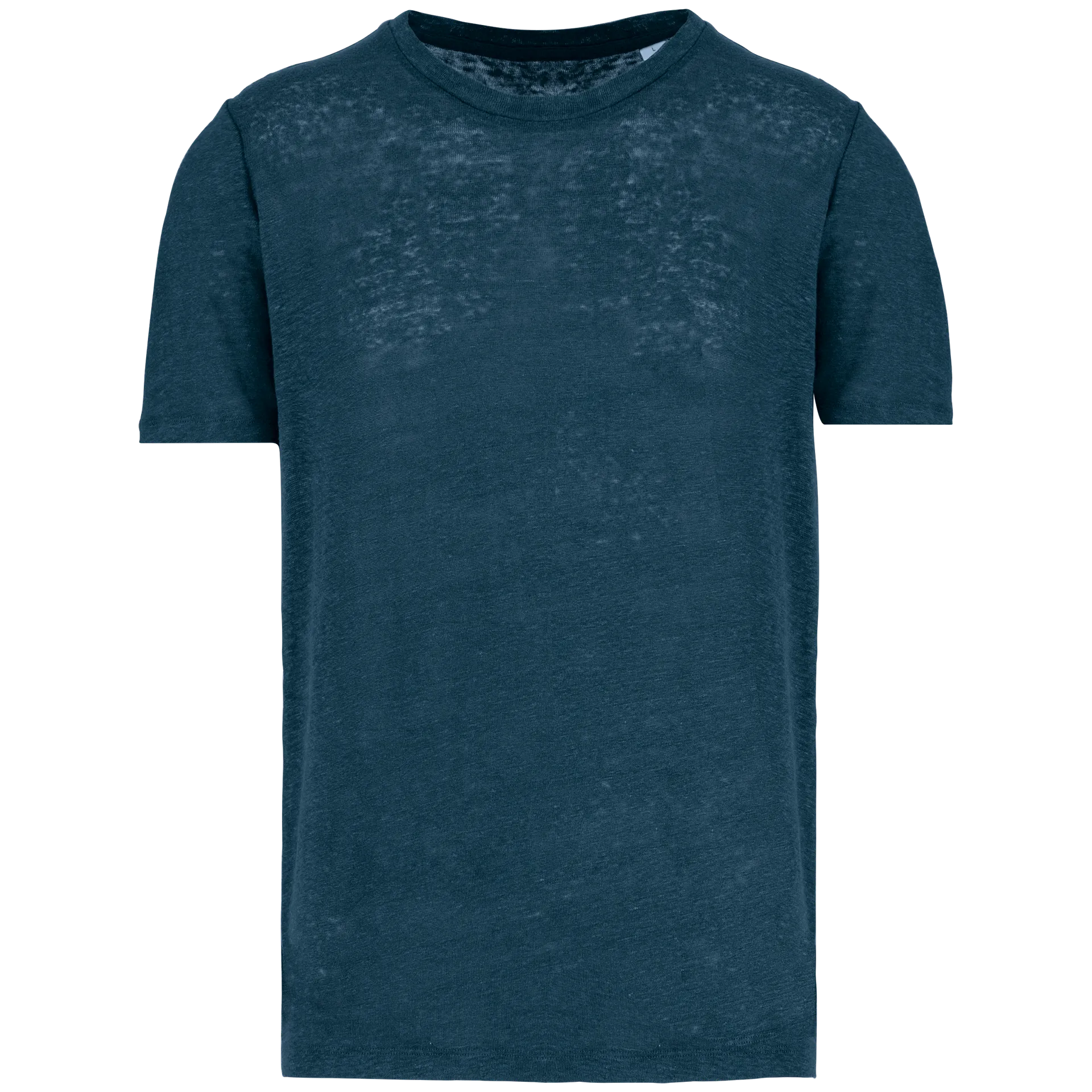 Herren-T-Shirt aus Leinen mit Rundhalsausschnitt