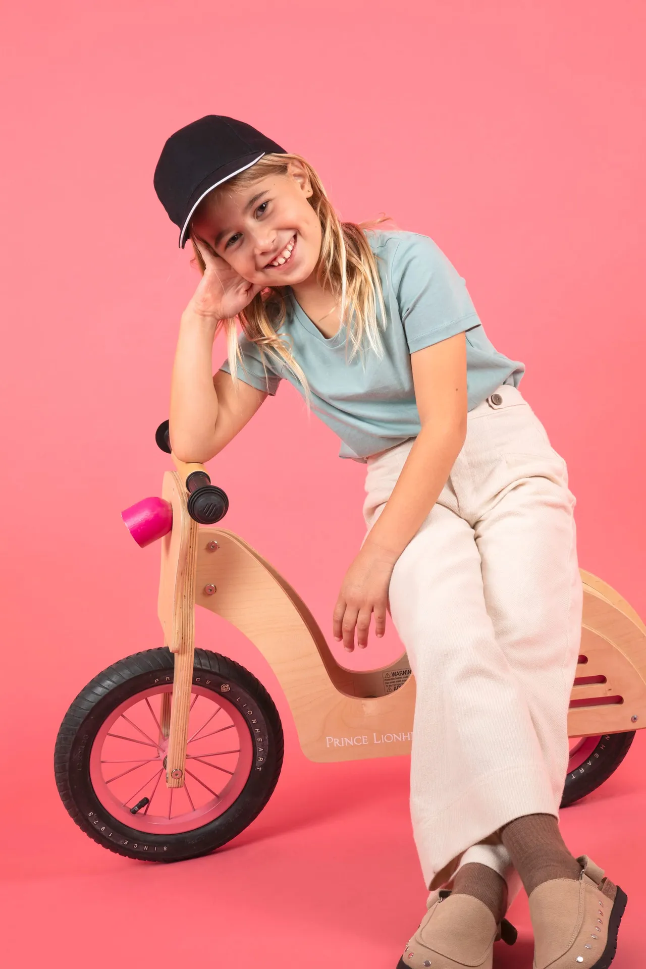 5-Panel Kinderkappe mit Kontrast-Sandwichschirm