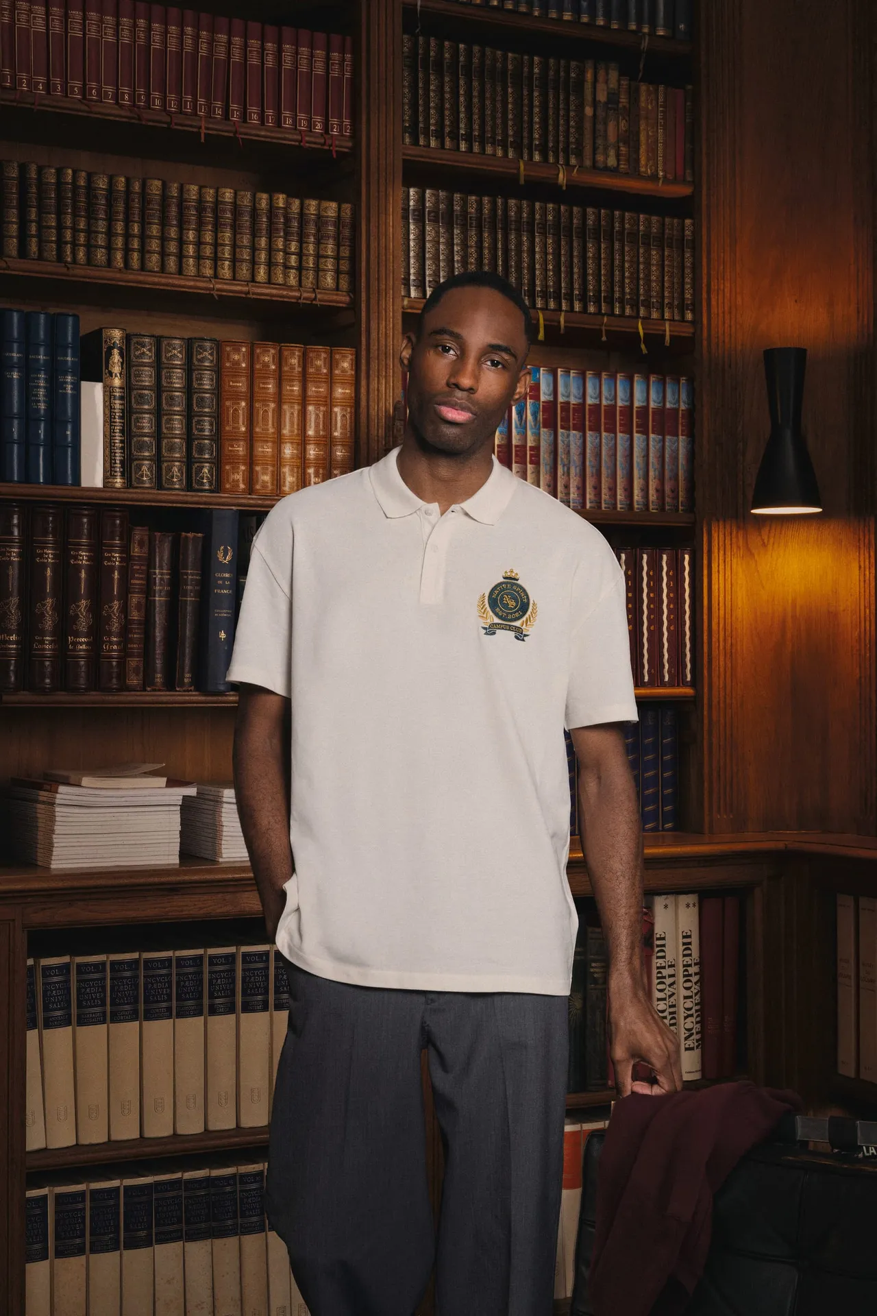 Umweltfreundliches Polohemd aus Piqué mit überschnittener Schulterpartie für Herren