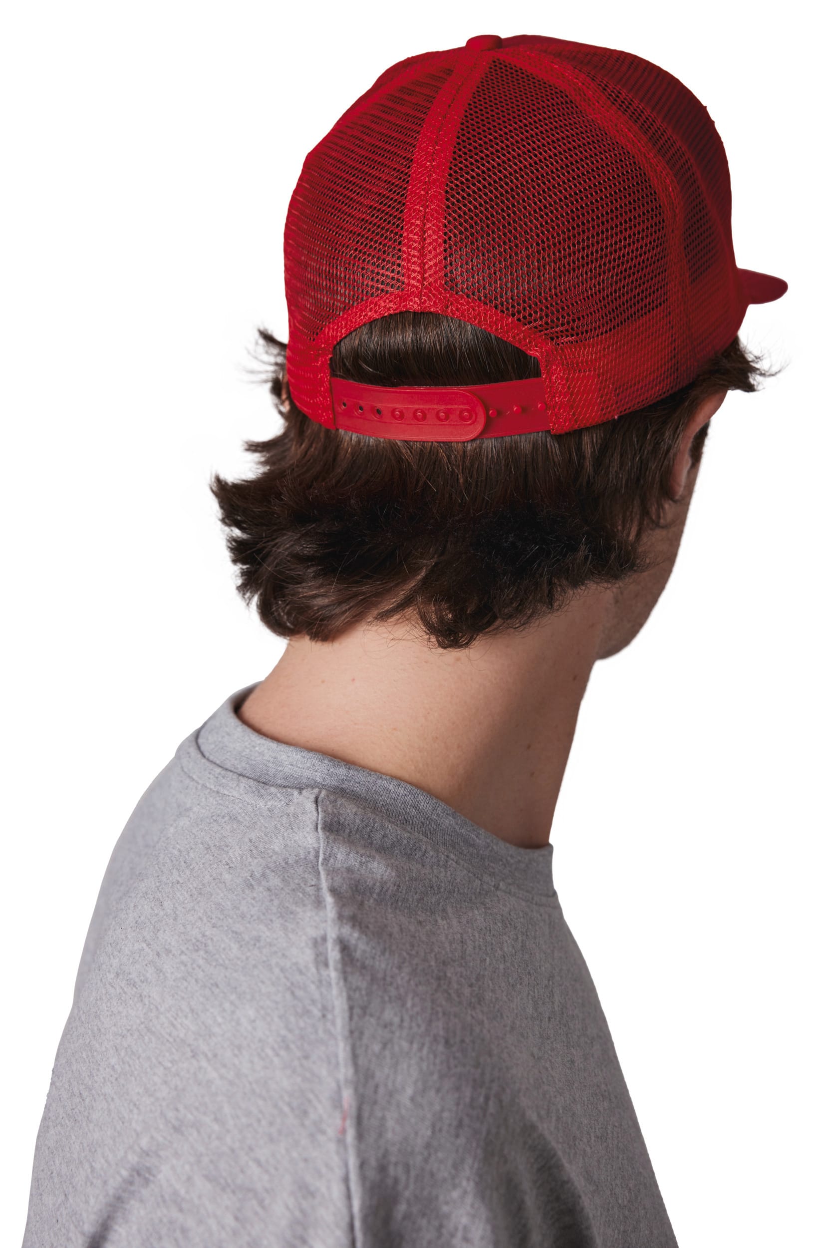 Trucker-Cap - 6-Panels-Kappe, Flachschirm