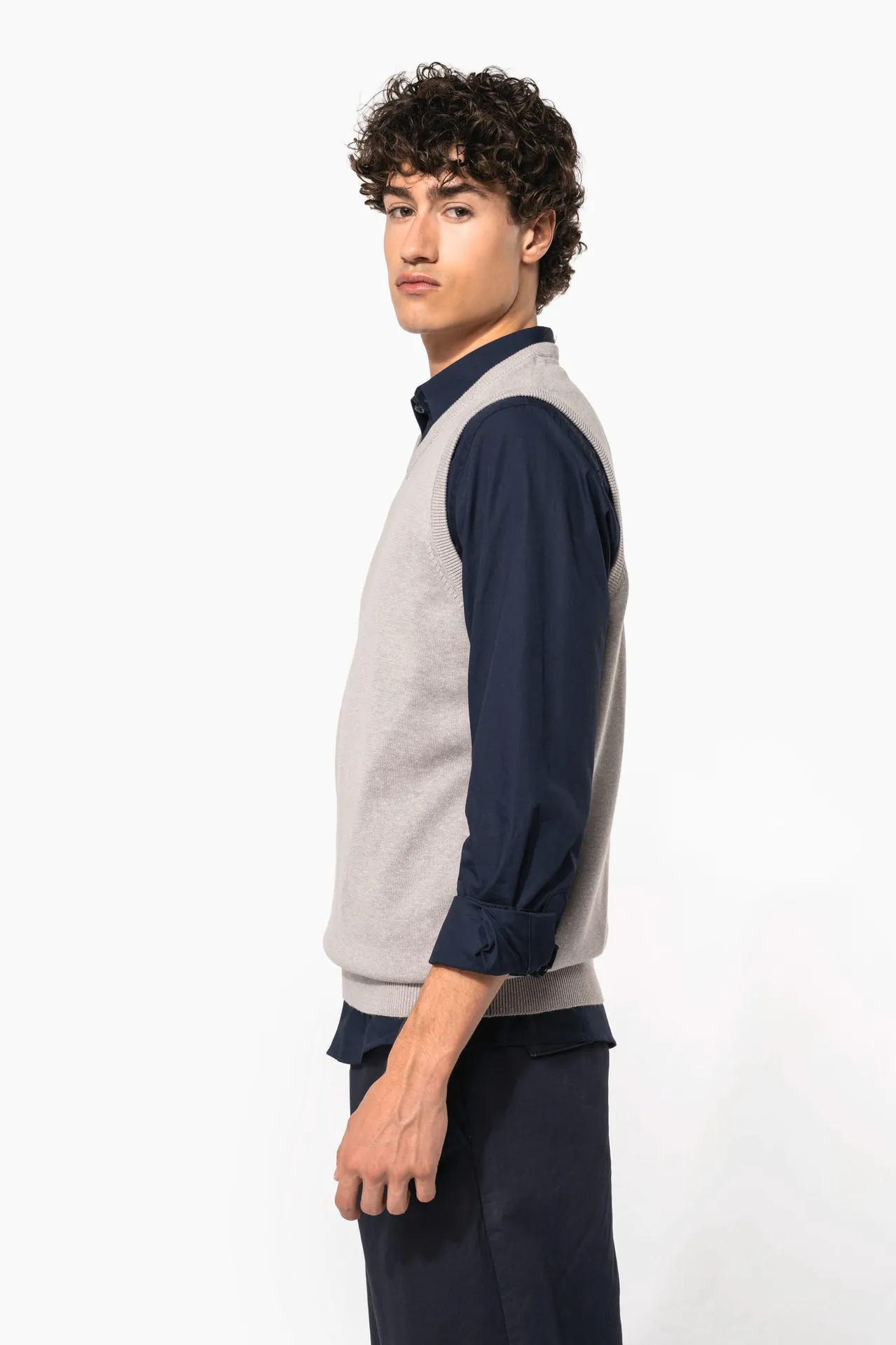 Herren pullunder v-ausschnitt