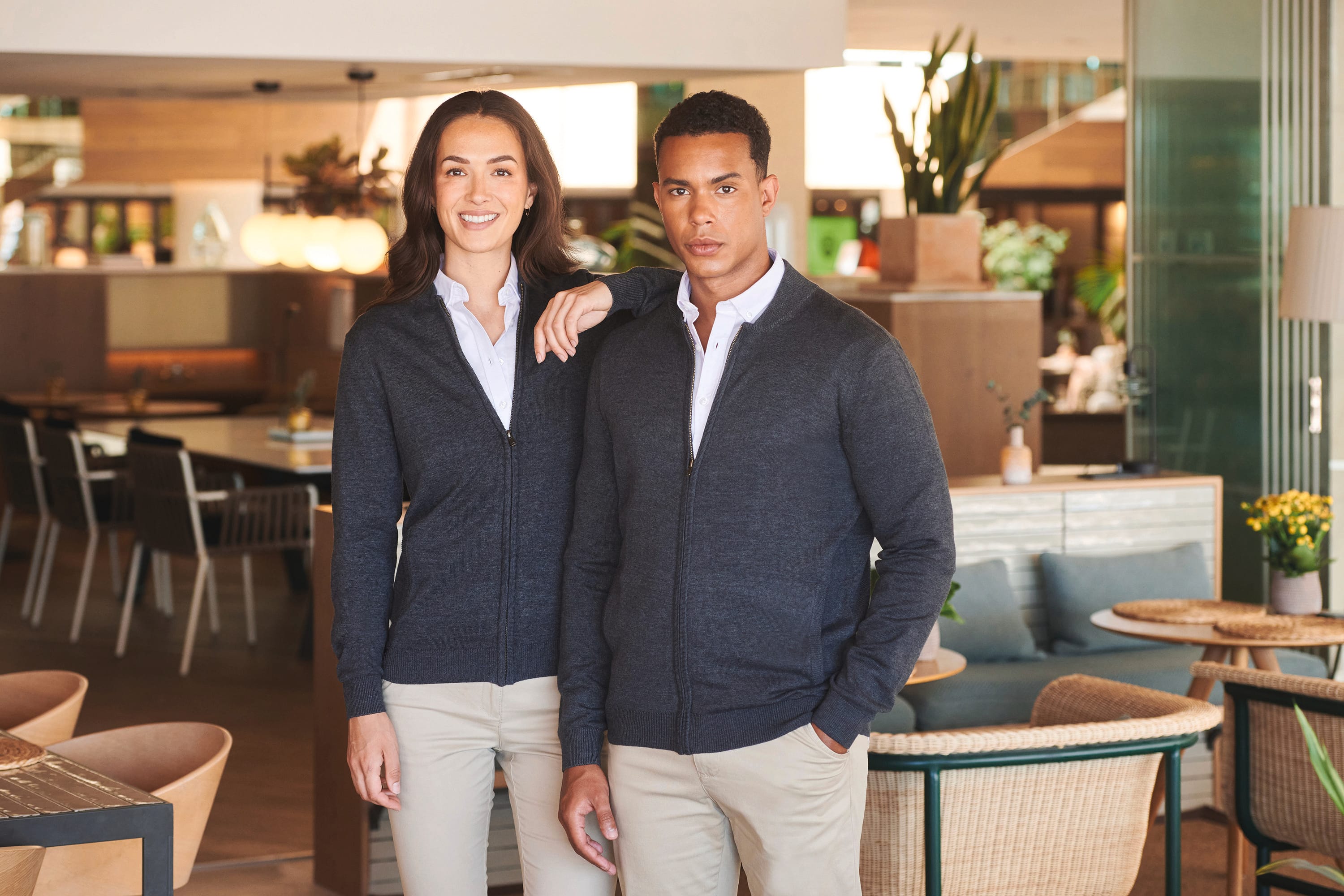 Cardigan mit Reißverschluss