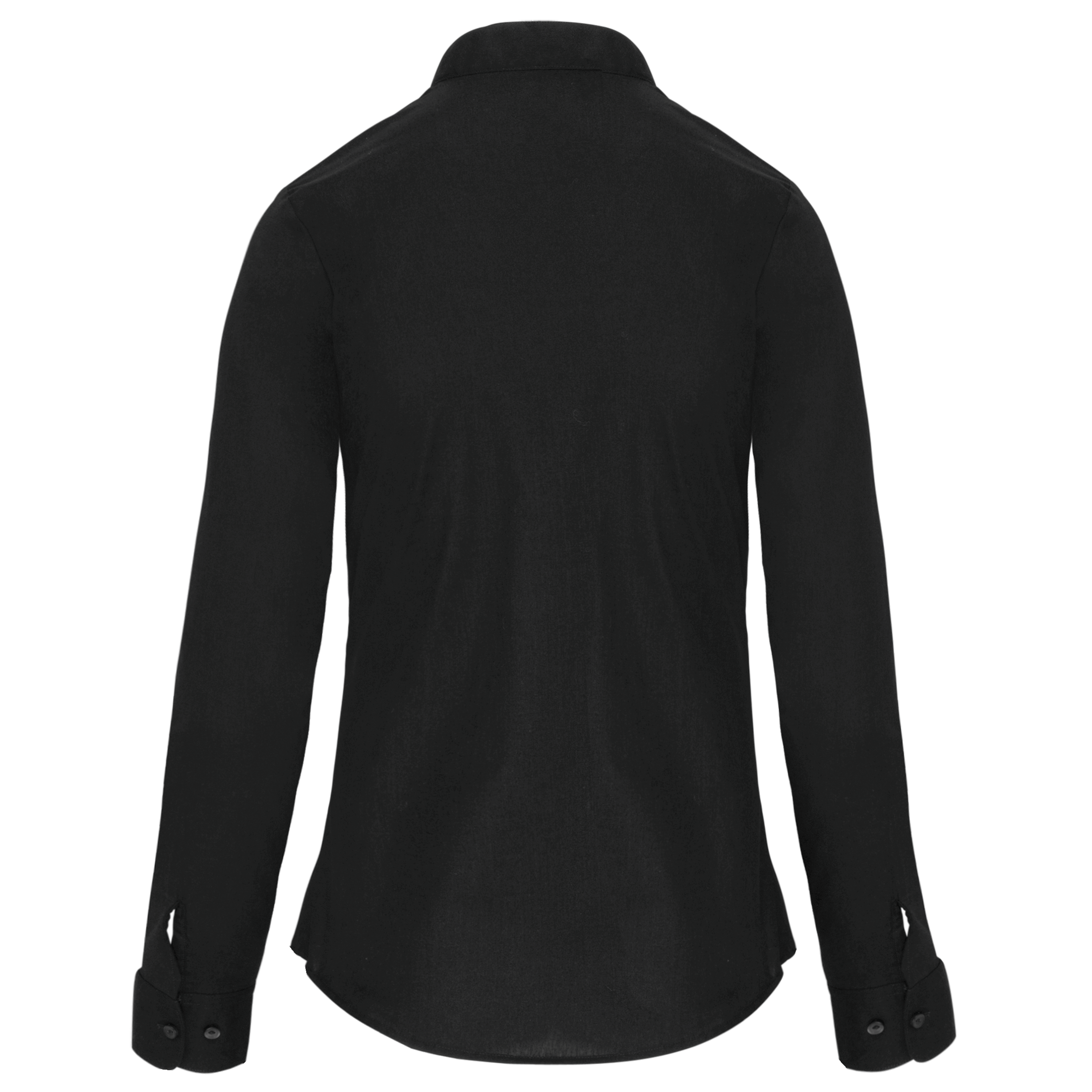 Damen hemdbluse mao-kragen langarm