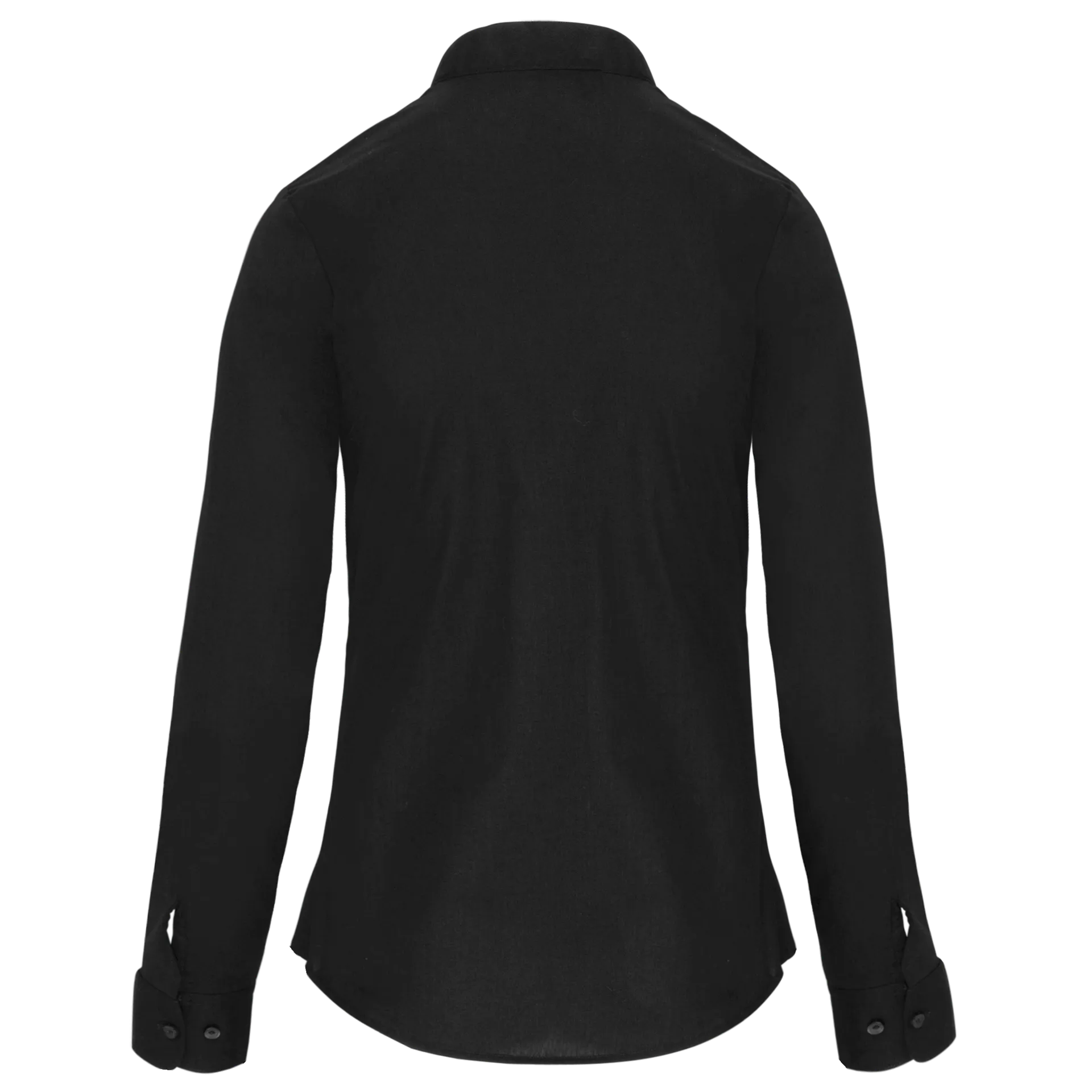 Damen hemdbluse mao-kragen langarm