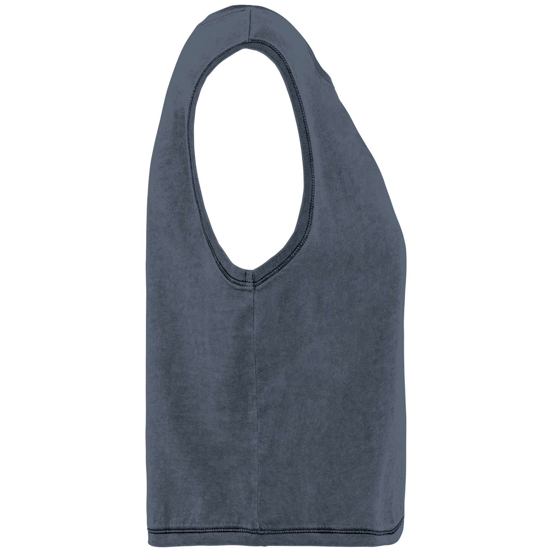 Umweltfreundliches ärmelloses Cropped Damen-T-Shirt