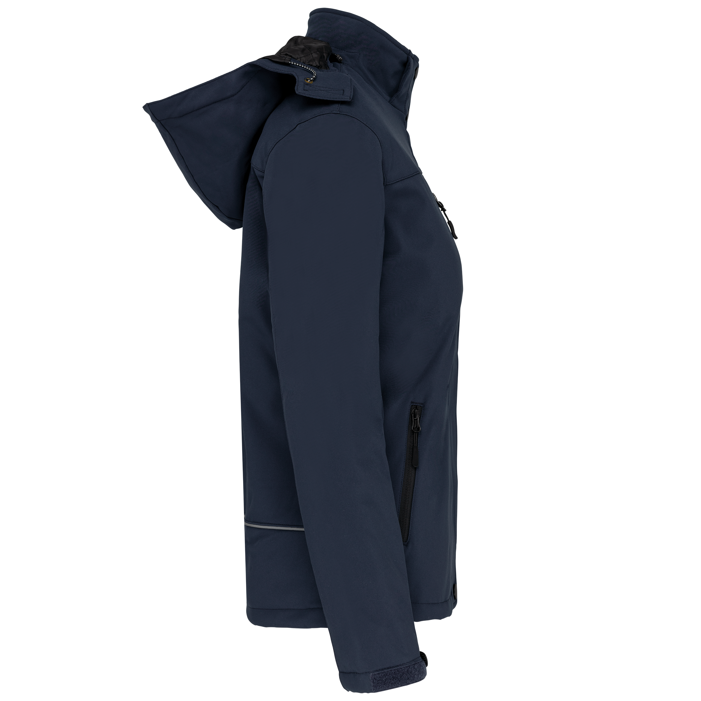 Damenparka Softshell wattiert mit Kapuze