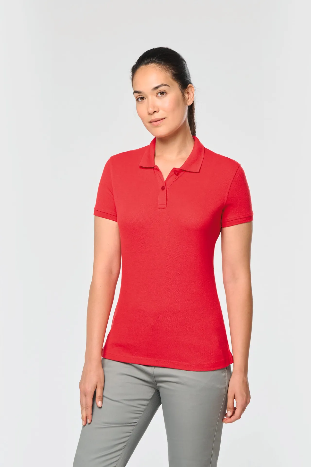 Kurzarm-Polohemd für Damen