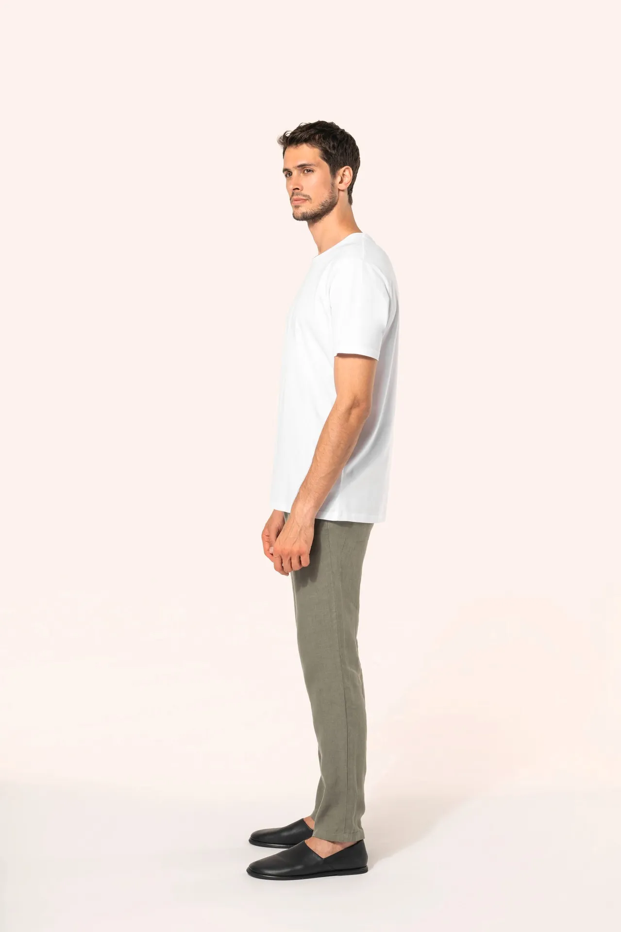 Supima® Herren-T-Shirt mit Rundhals ausschnitt und kurzen Ärmeln