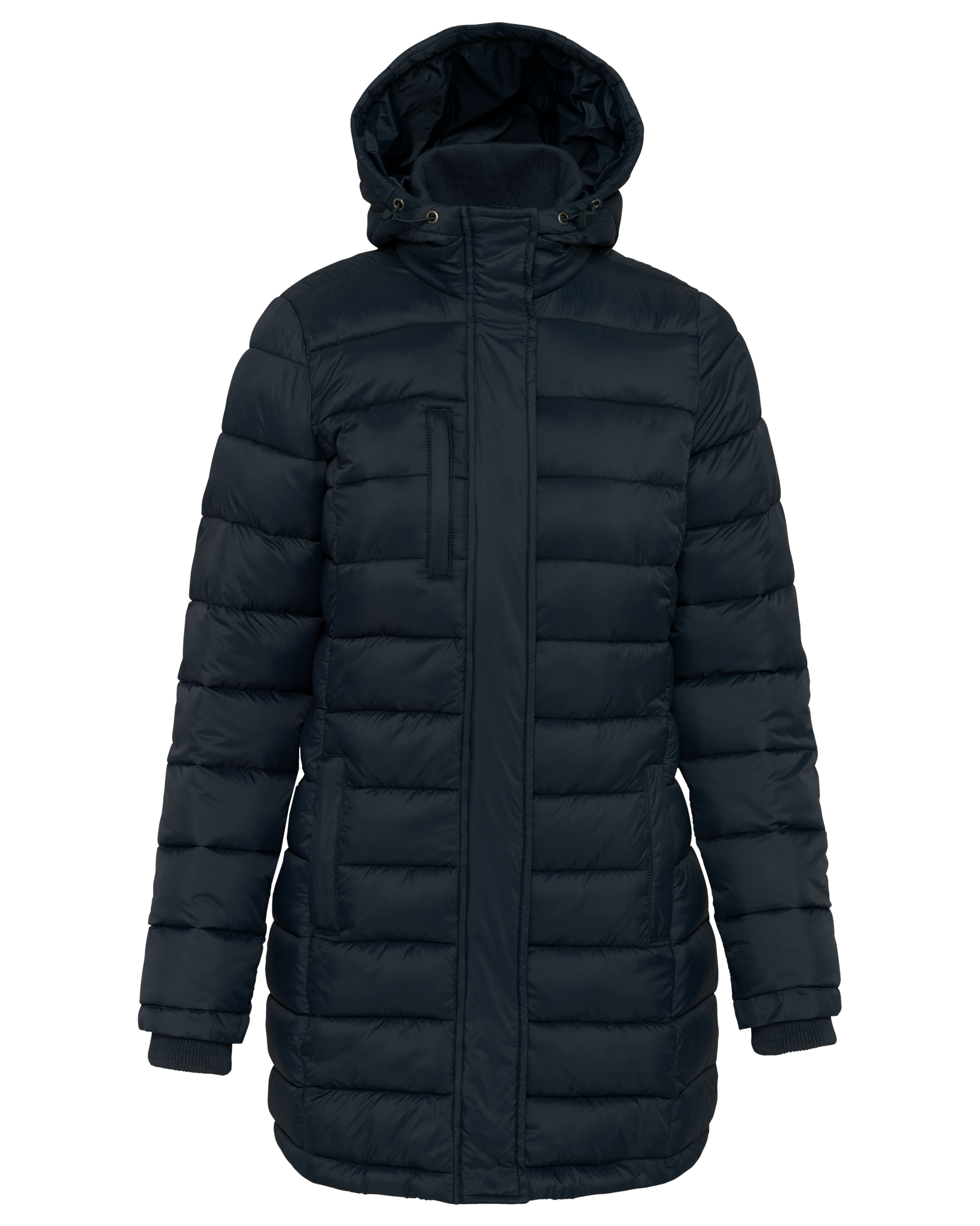 Leichter Damen-Daunenparka mit Kapuze