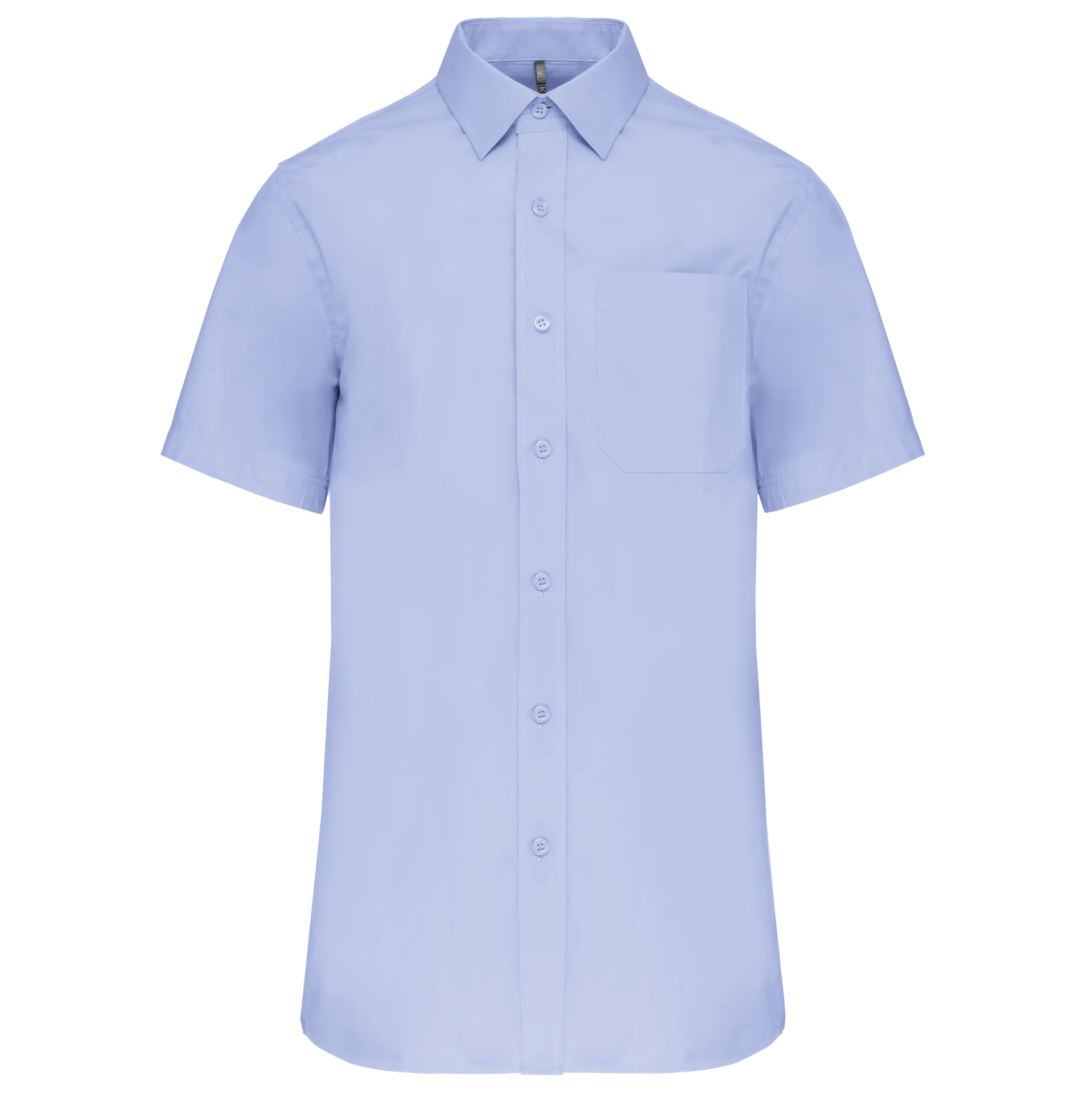 Herren Popelinehemd Kurzarm