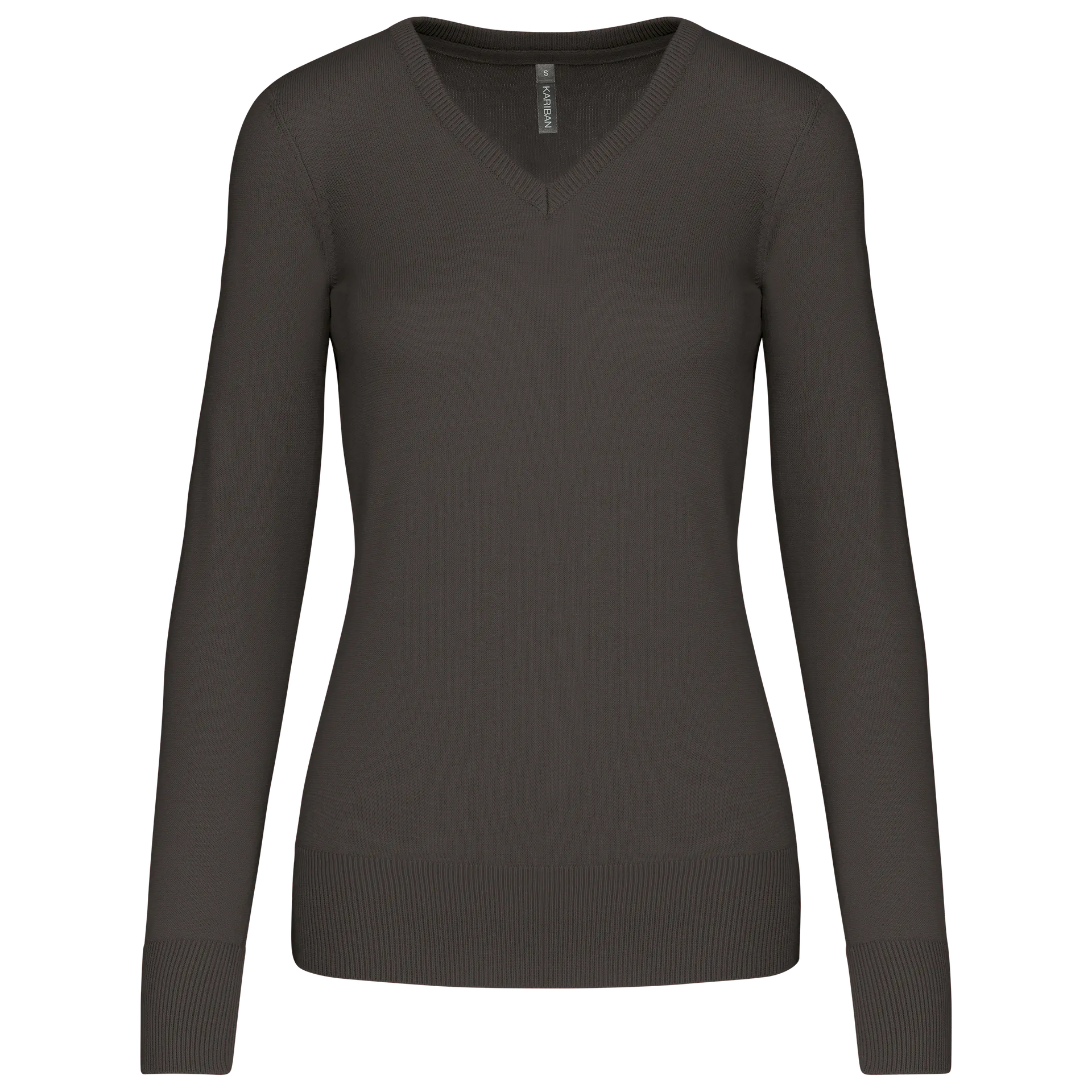 Damenpullover mit V-Ausschnitt