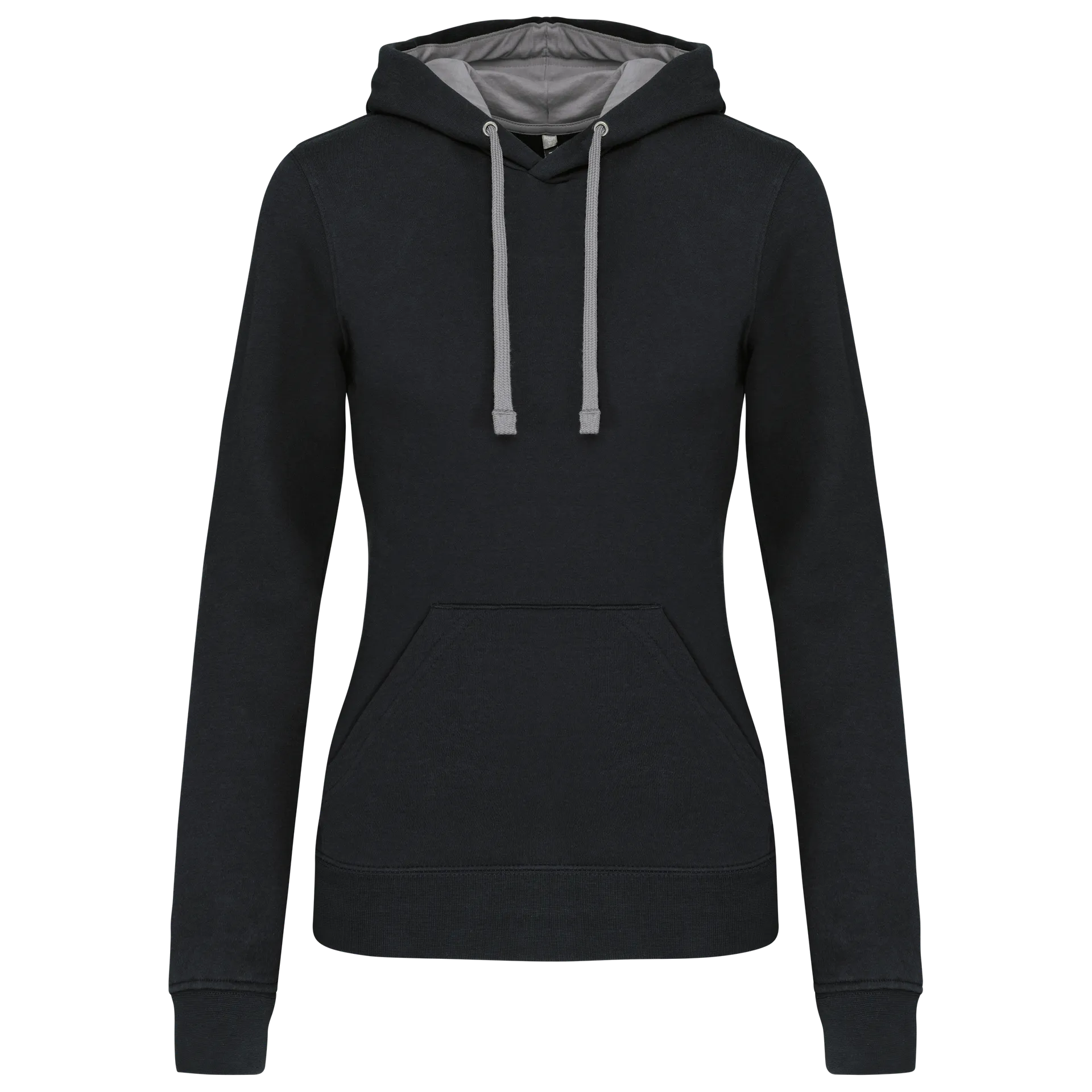 Damen-kapuzensweatshirt bicolor