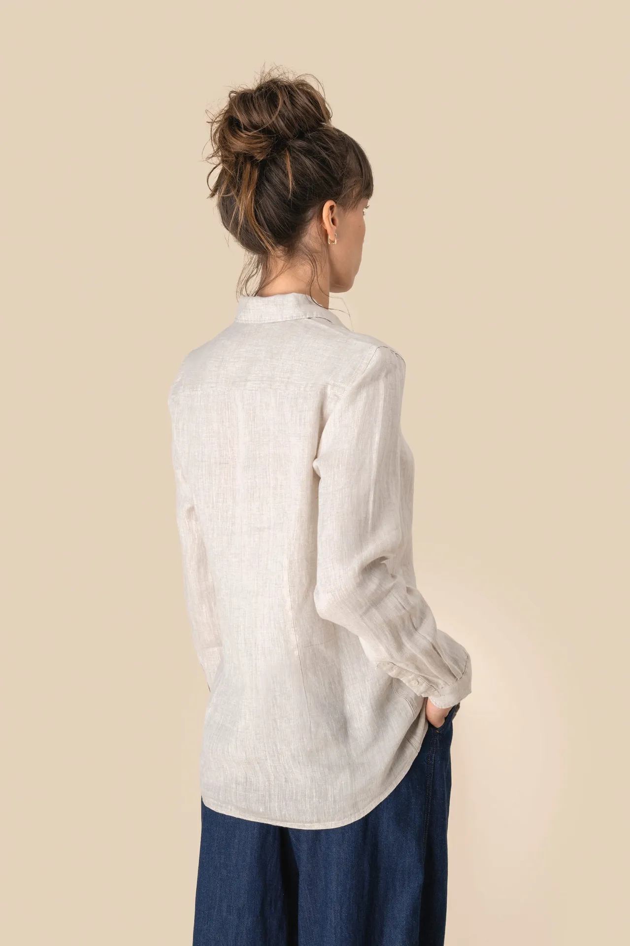 Leinen-Bluse für Damen