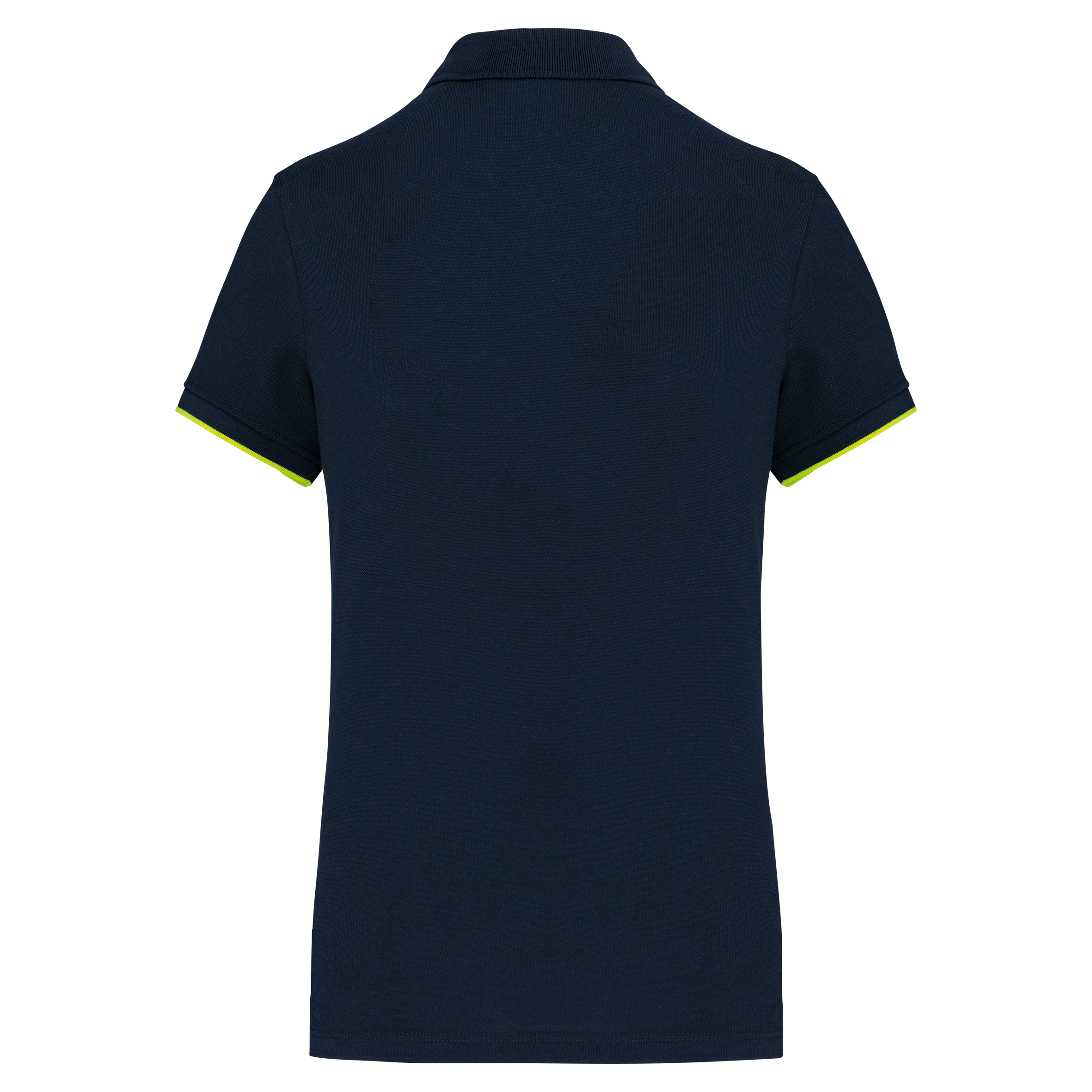 Damen-Polohemd Day To Day mit kontrastfarbenen, kurzen Ärmeln