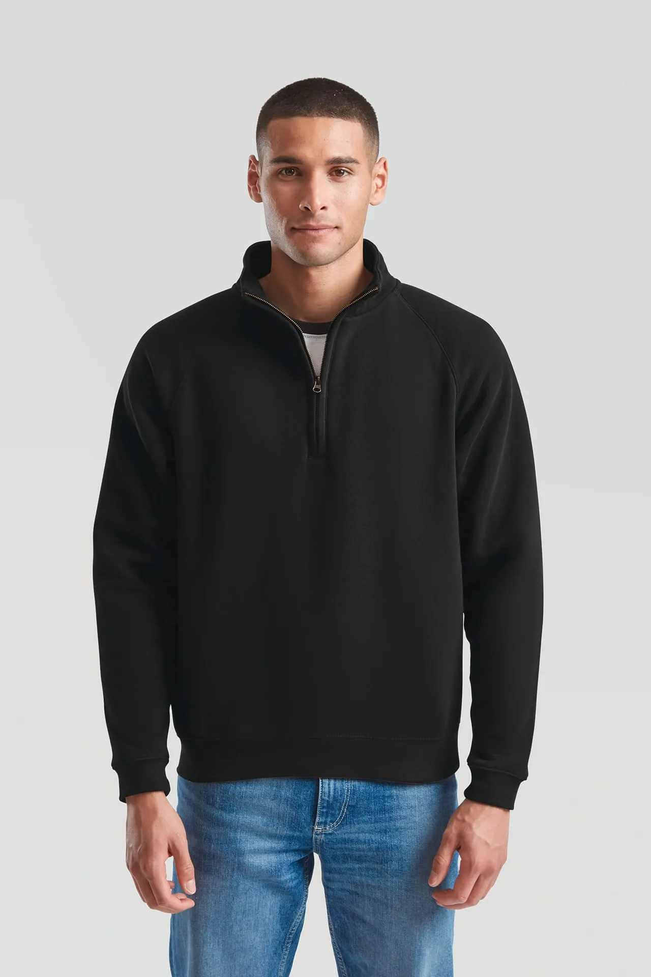 Premium Zip Neck Sweatshirt (62-032-0)