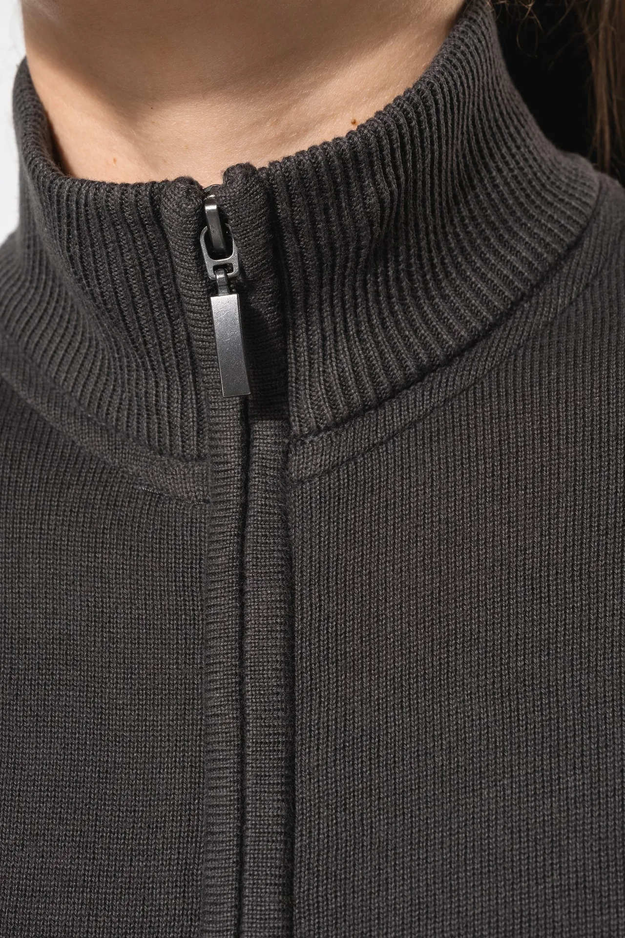 Damen Cardigan mit Reißverschluss