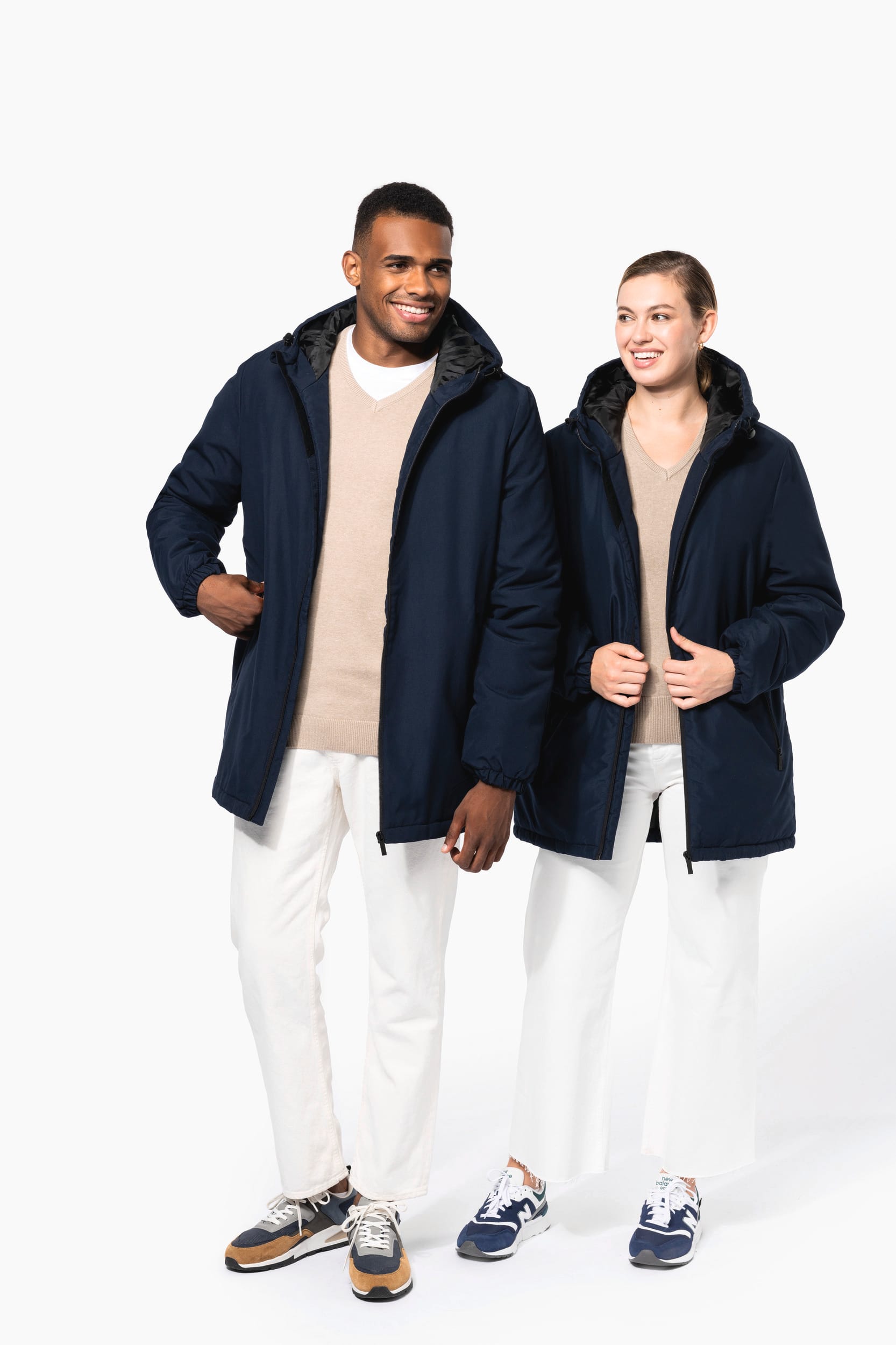 Recycelter Unisex-Kapuzenparka