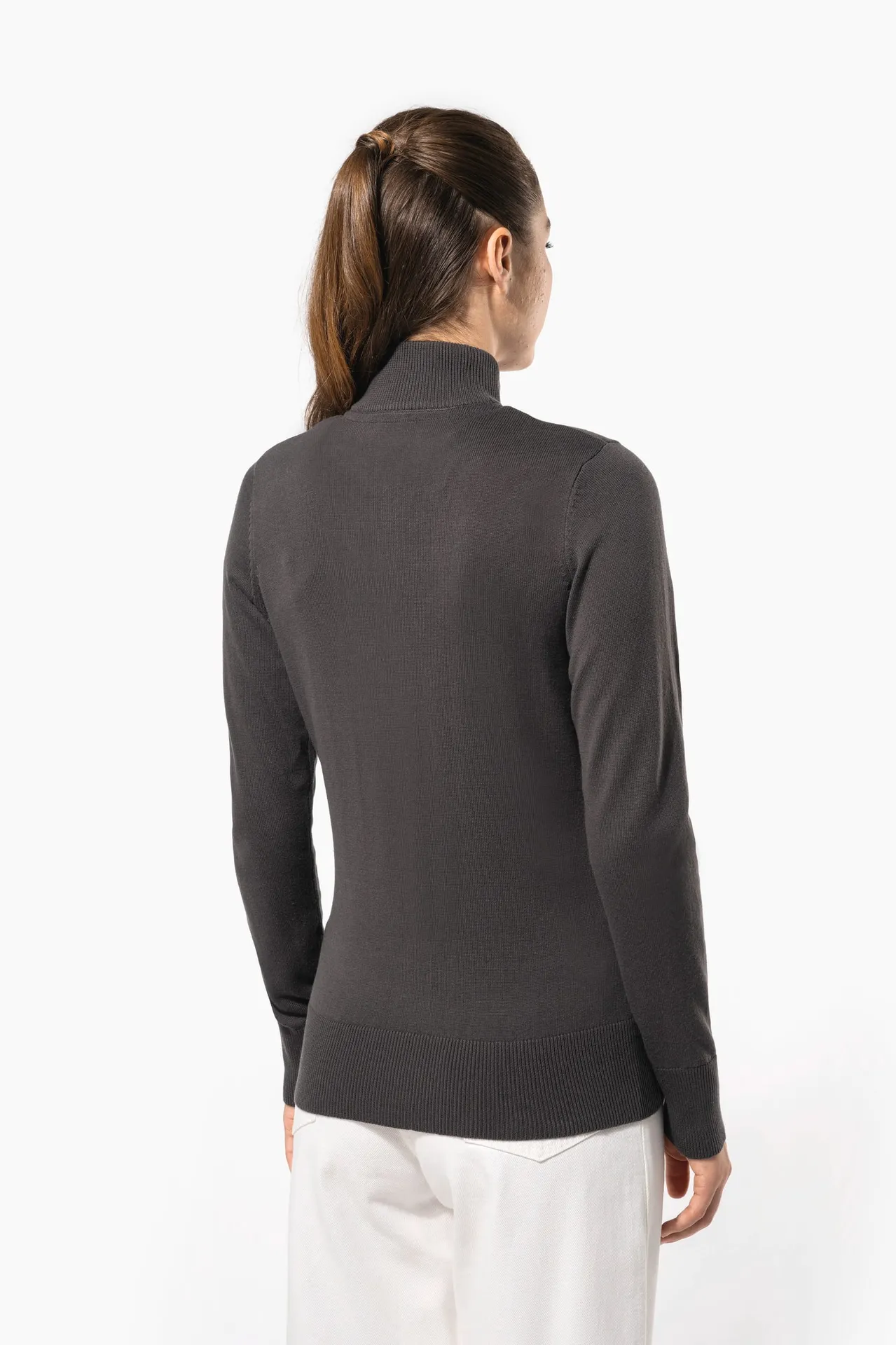 Damen Cardigan mit Reißverschluss