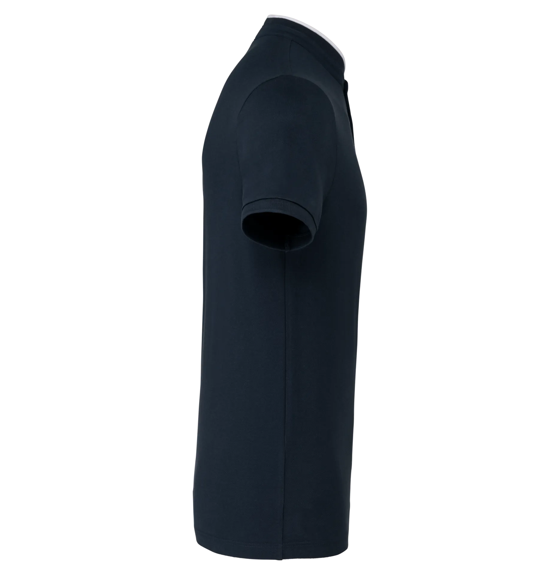 Kurzarm-Polohemd für Herren mit Maokragen