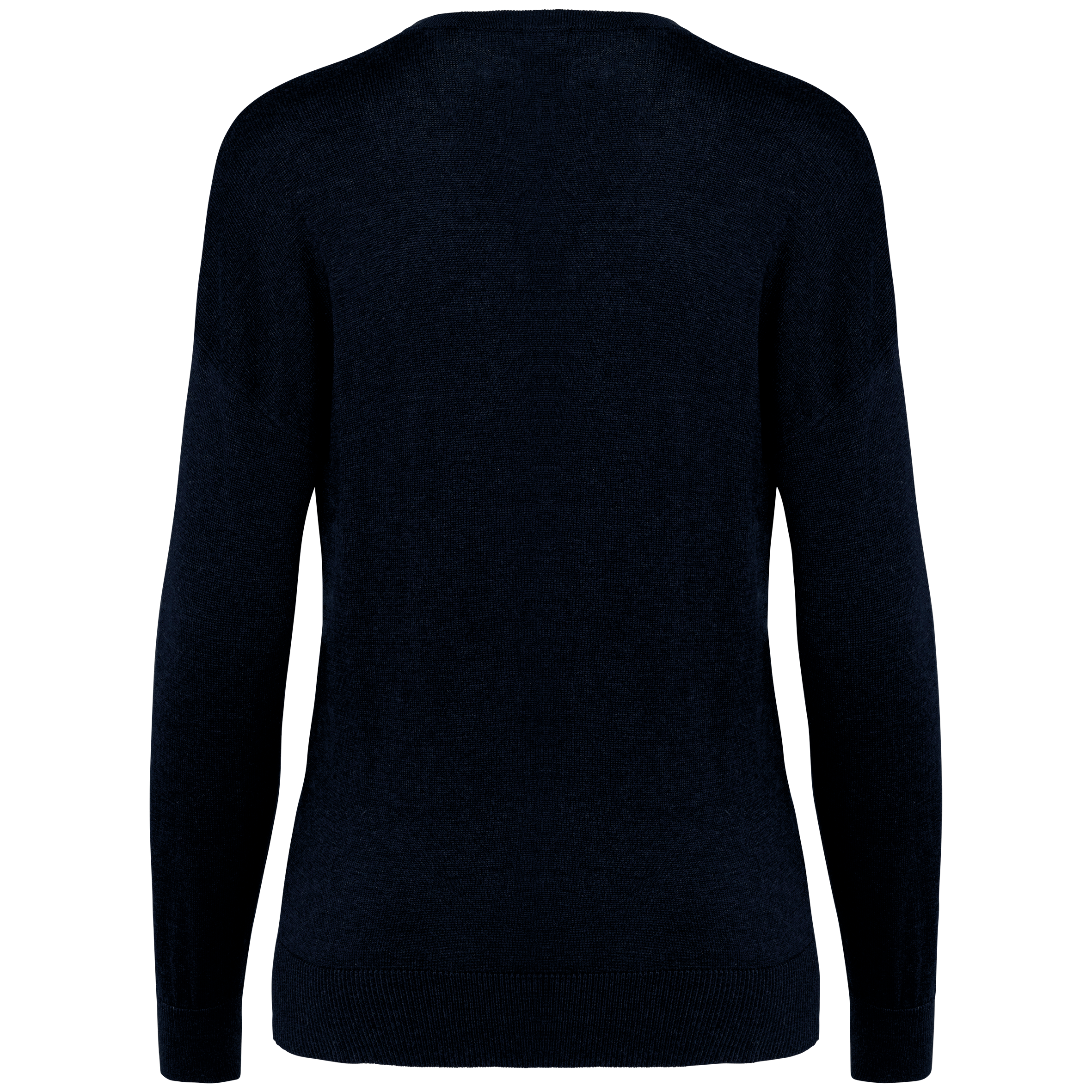 Umweltfreundlicher Damenpullover mit V-Ausschnitt aus Lyocell Umweltfreundlicher Damenpullover mit V-Ausschnitt aus Lyocell