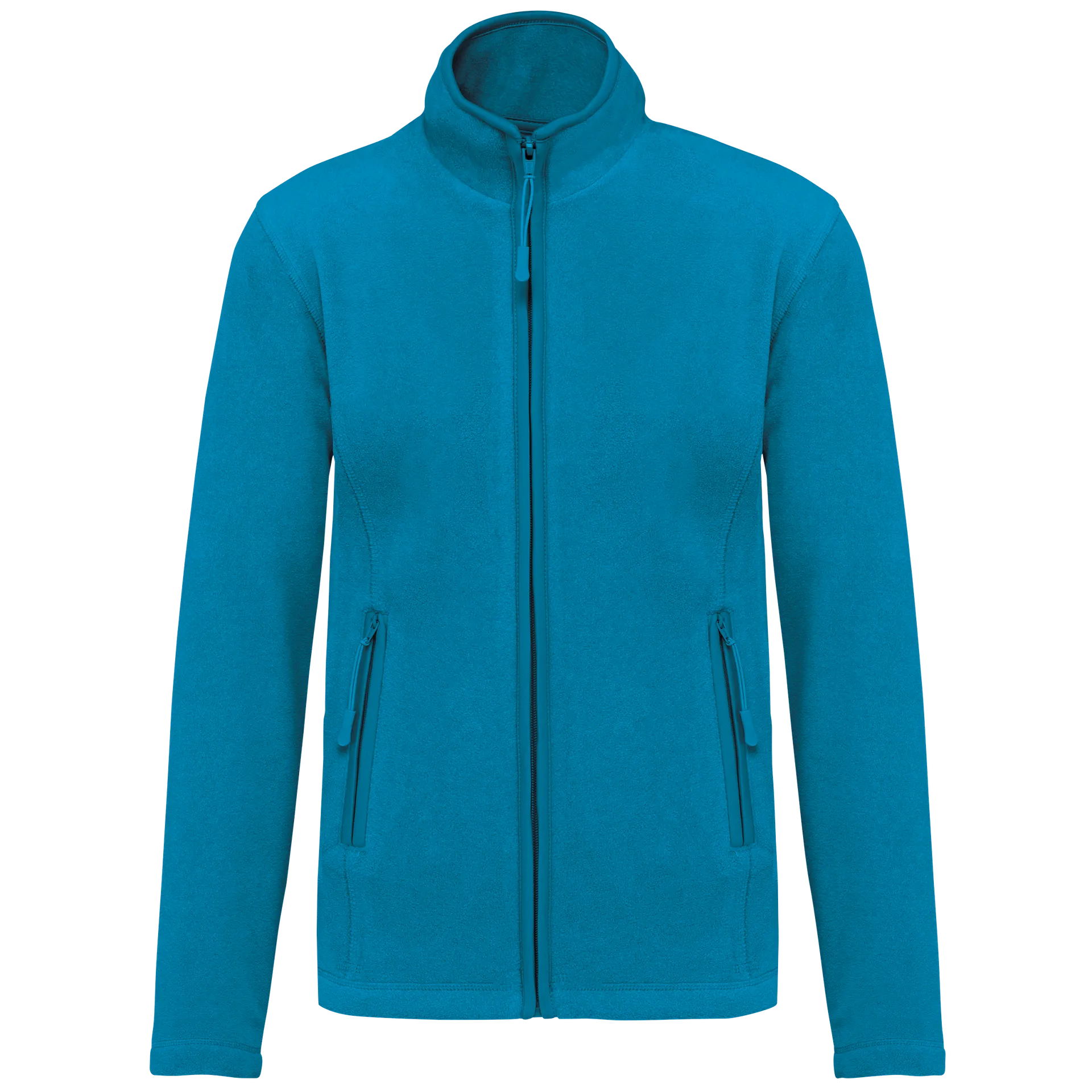 Mikrofleece-Jacke mit Reißverschluss für Damen