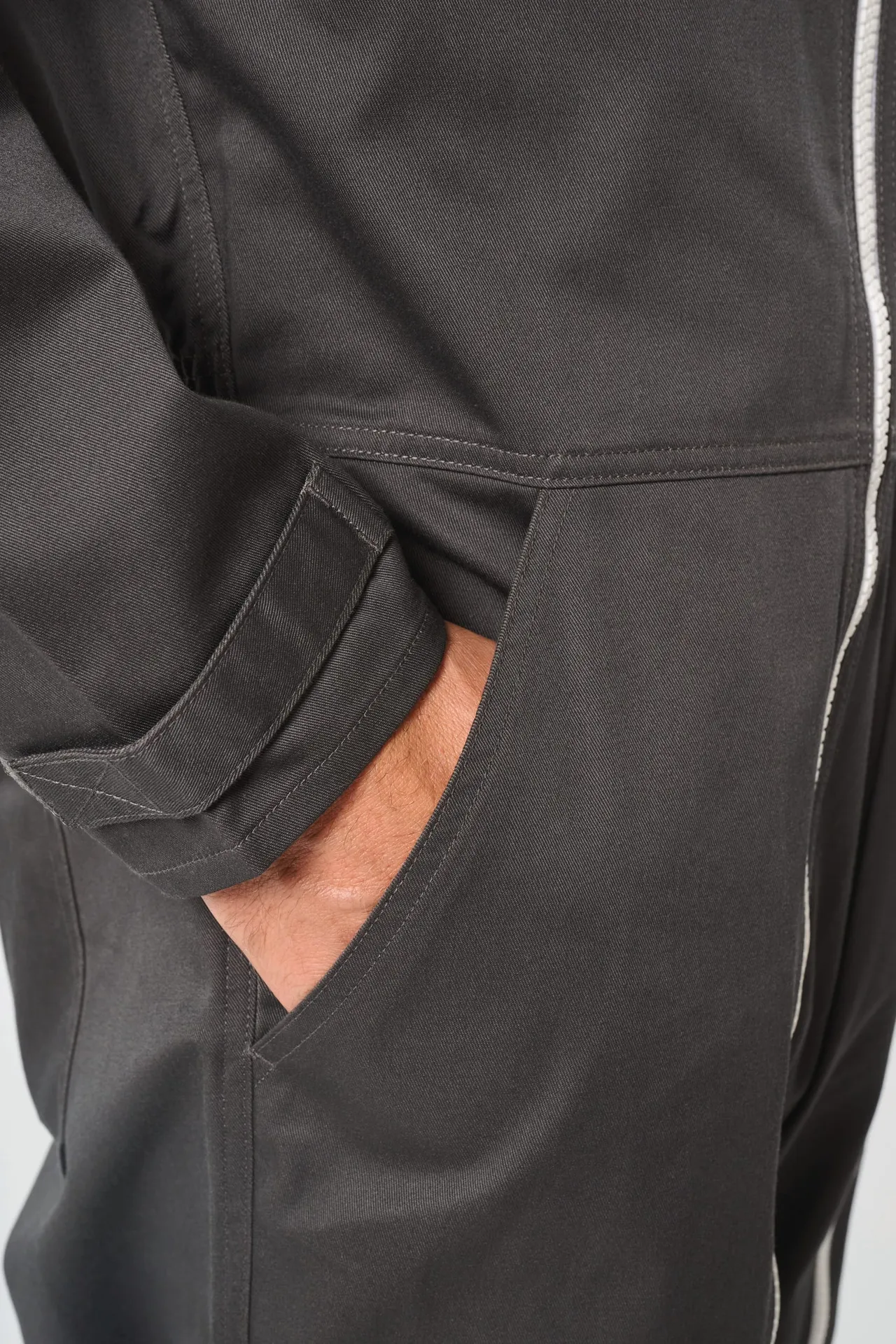 Unisex-Overall mit doppeltem Reißverschluss