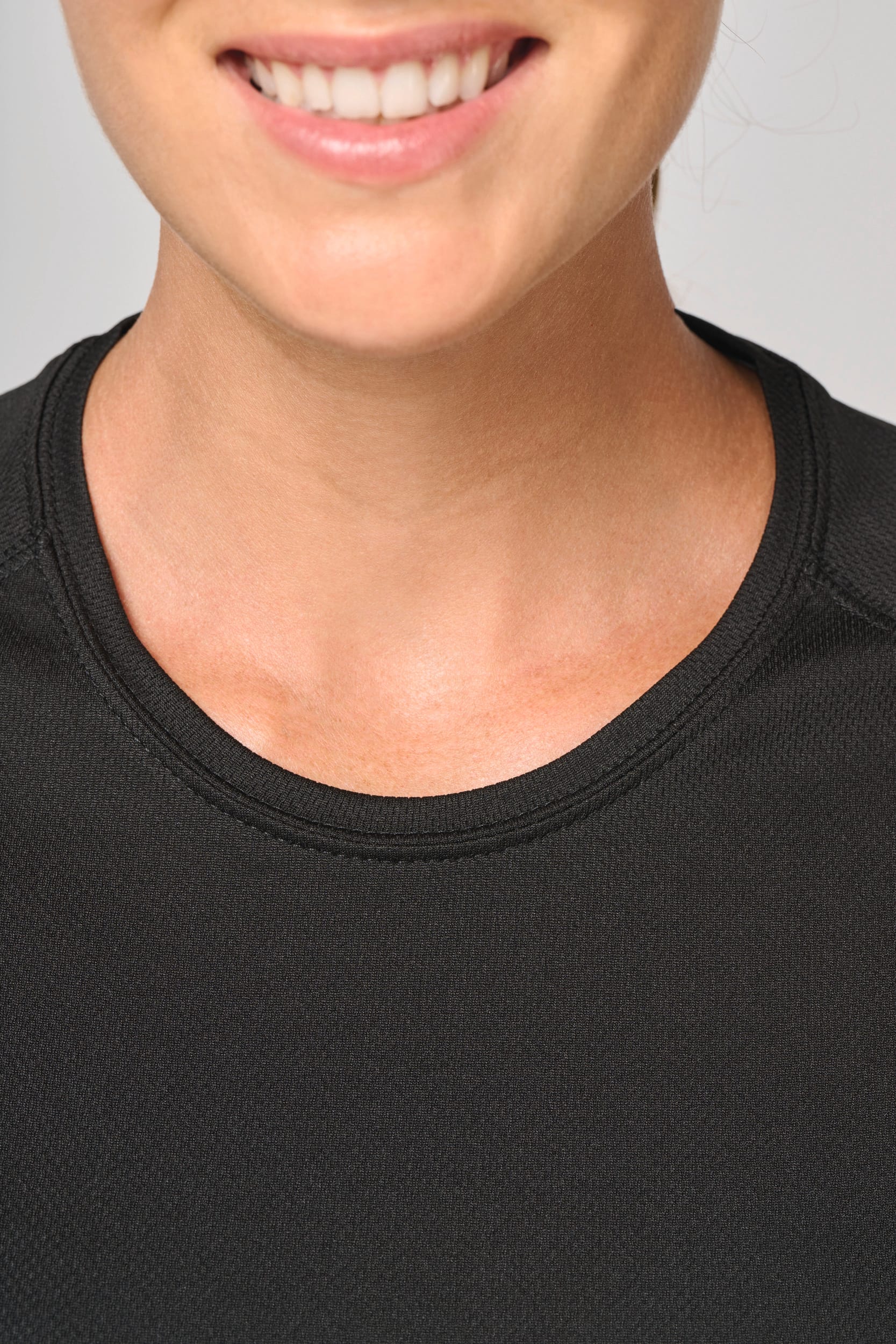 Damen Basic Sport Funktionsshirt Langarm